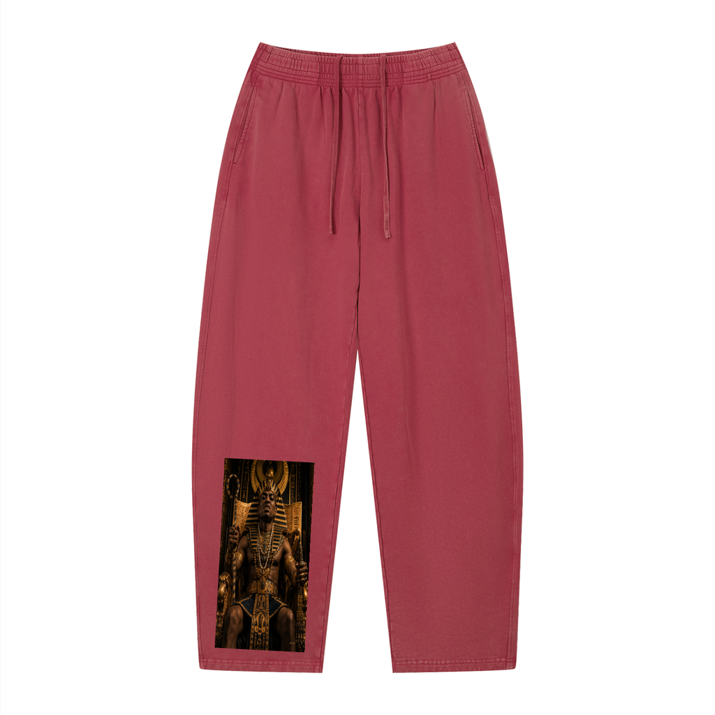 Unisex Vintage Wash Loose Sweatpants