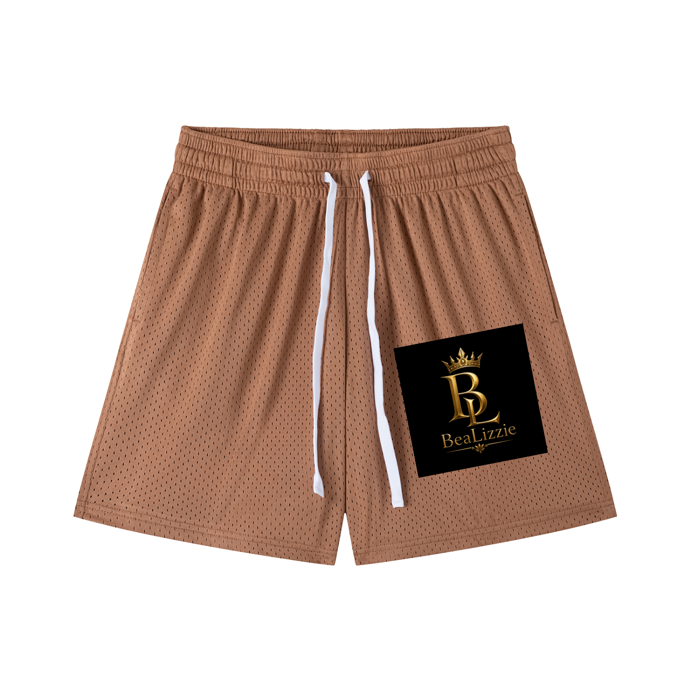 Mesh Drawstring Shorts