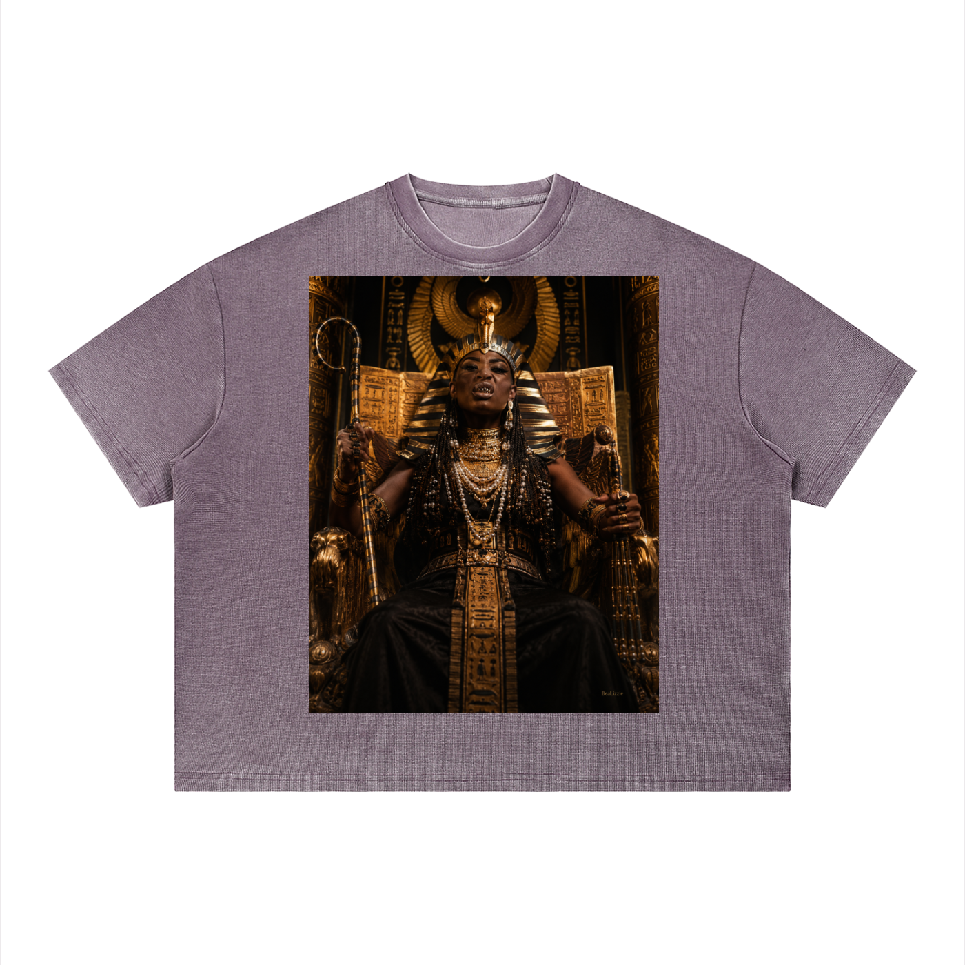 Unisex Vintage Wash Sunfade Boxy Waffle T-Shirt