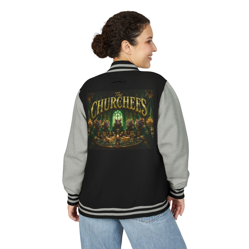 Letterman Jacket — The Churchers Band Logo Varsity Jacket