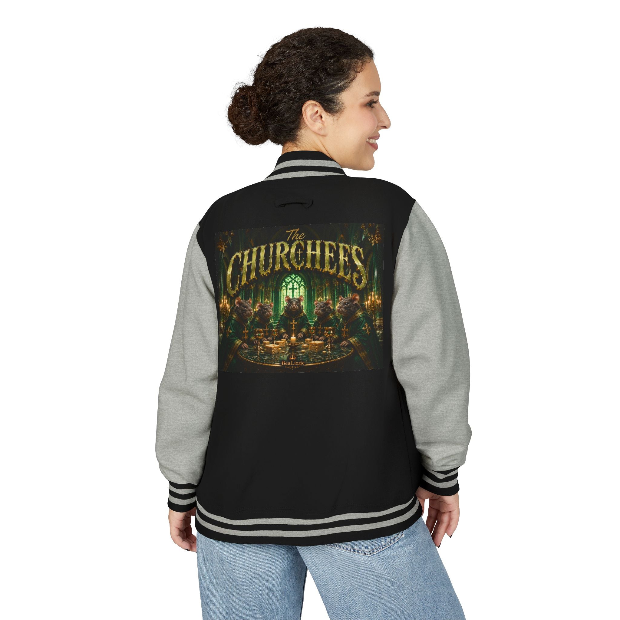 Letterman Jacket — The Churchers Band Logo Varsity Jacket
