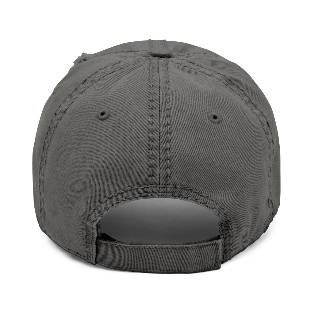 Distressed Embroidered 'Green Bloods' Dad Hat