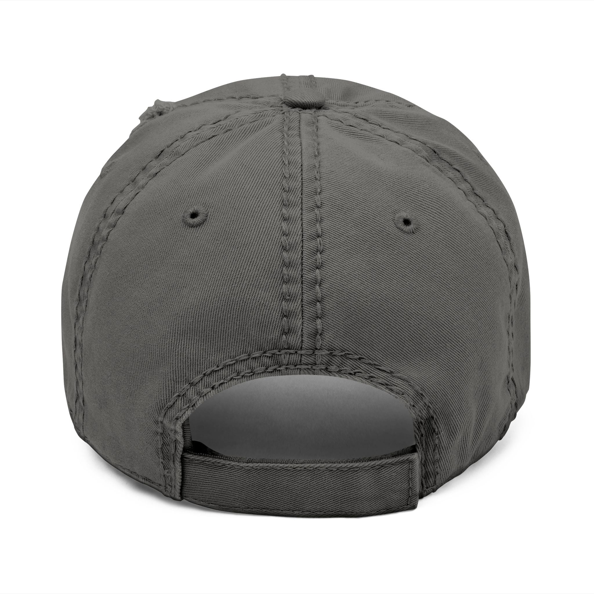 Distressed Embroidered 'Green Bloods' Dad Hat