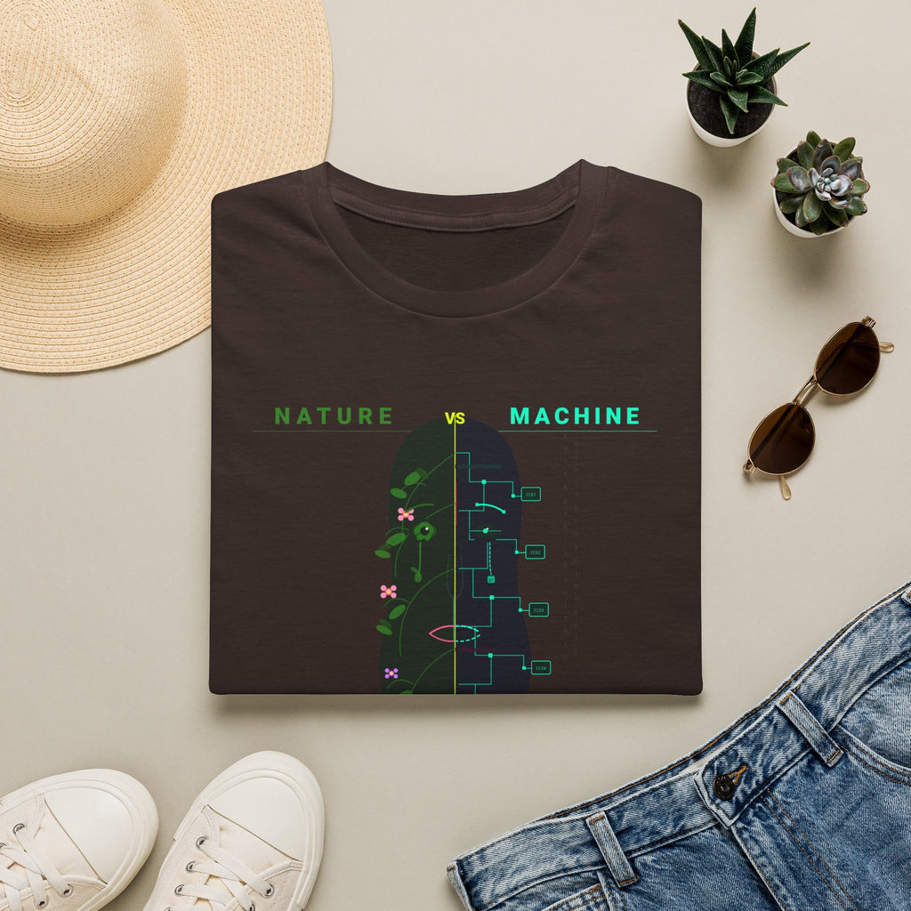 Nature Machine T-Shirt — Eco Tech Graphic Tee