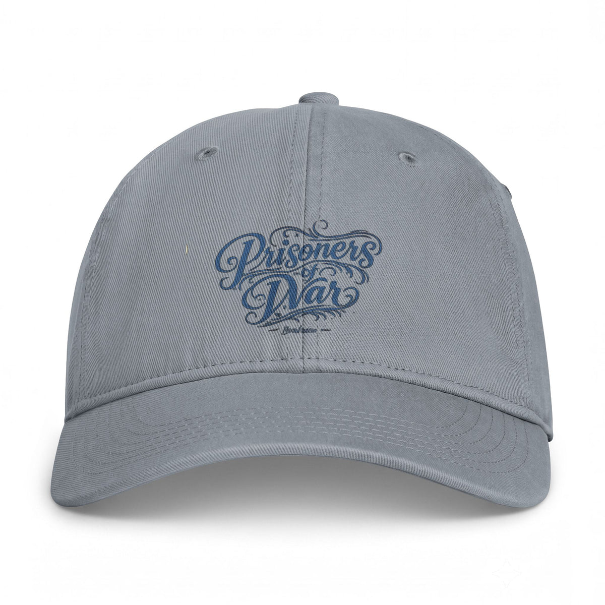 Washed Coastal Cap — Vintage 'Bathers Delight' Embroidered Baseball Hat