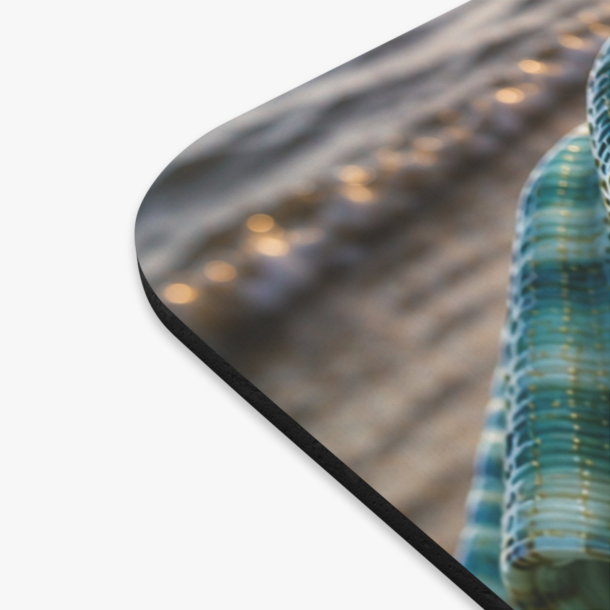 Ocean Pearl Shell Mouse Pad — Nautical Seaside Desk Accessory