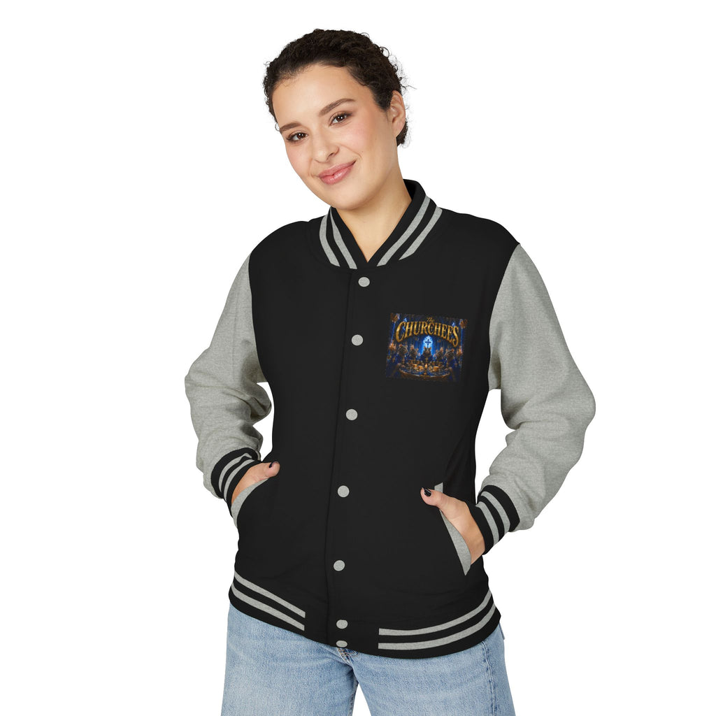 The Churchees Logo Letterman Jacket — Retro Band Varsity Jacket