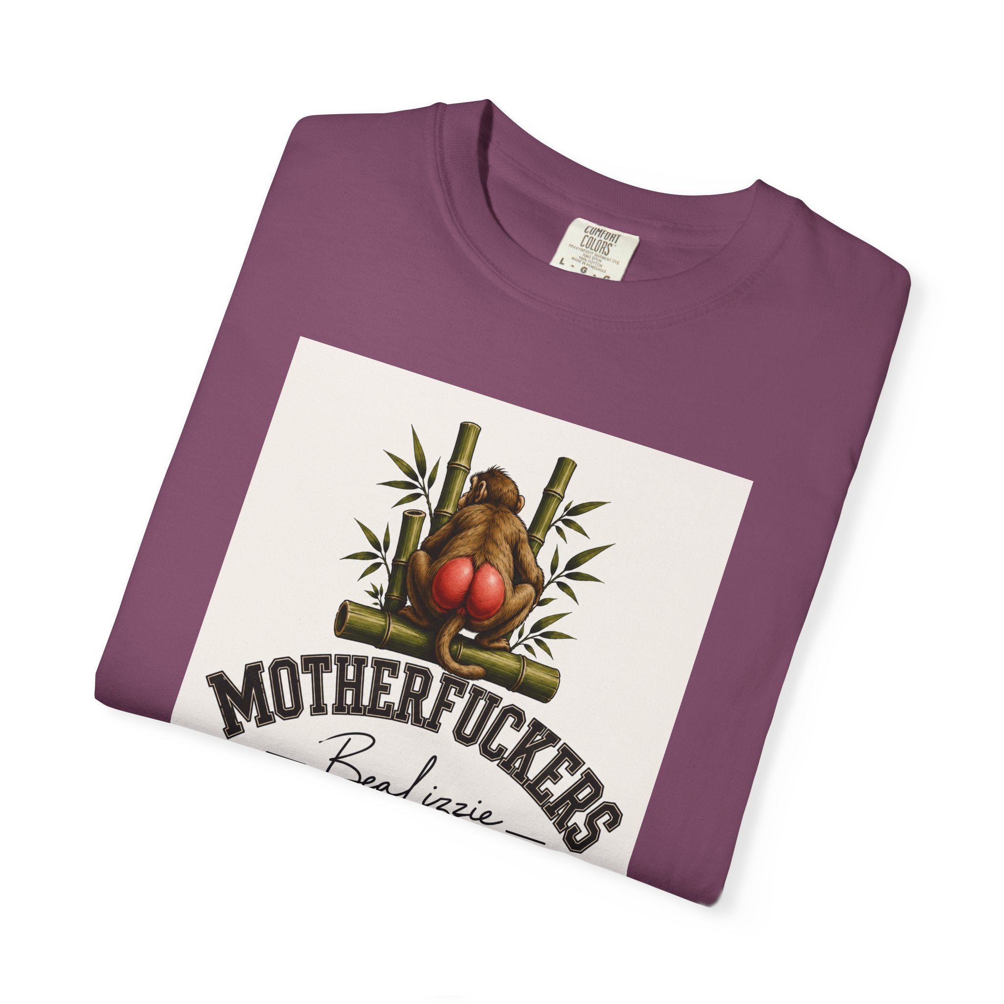 Motherfuckers Buddha Graphic T-Shirt — Retro Buddha & Bamboo Illustration Tee