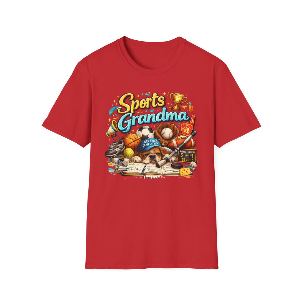 Sports Grandma T-Shirt — Retro Trophy & Multi-Sport Graphic Tee for Active Grandmas