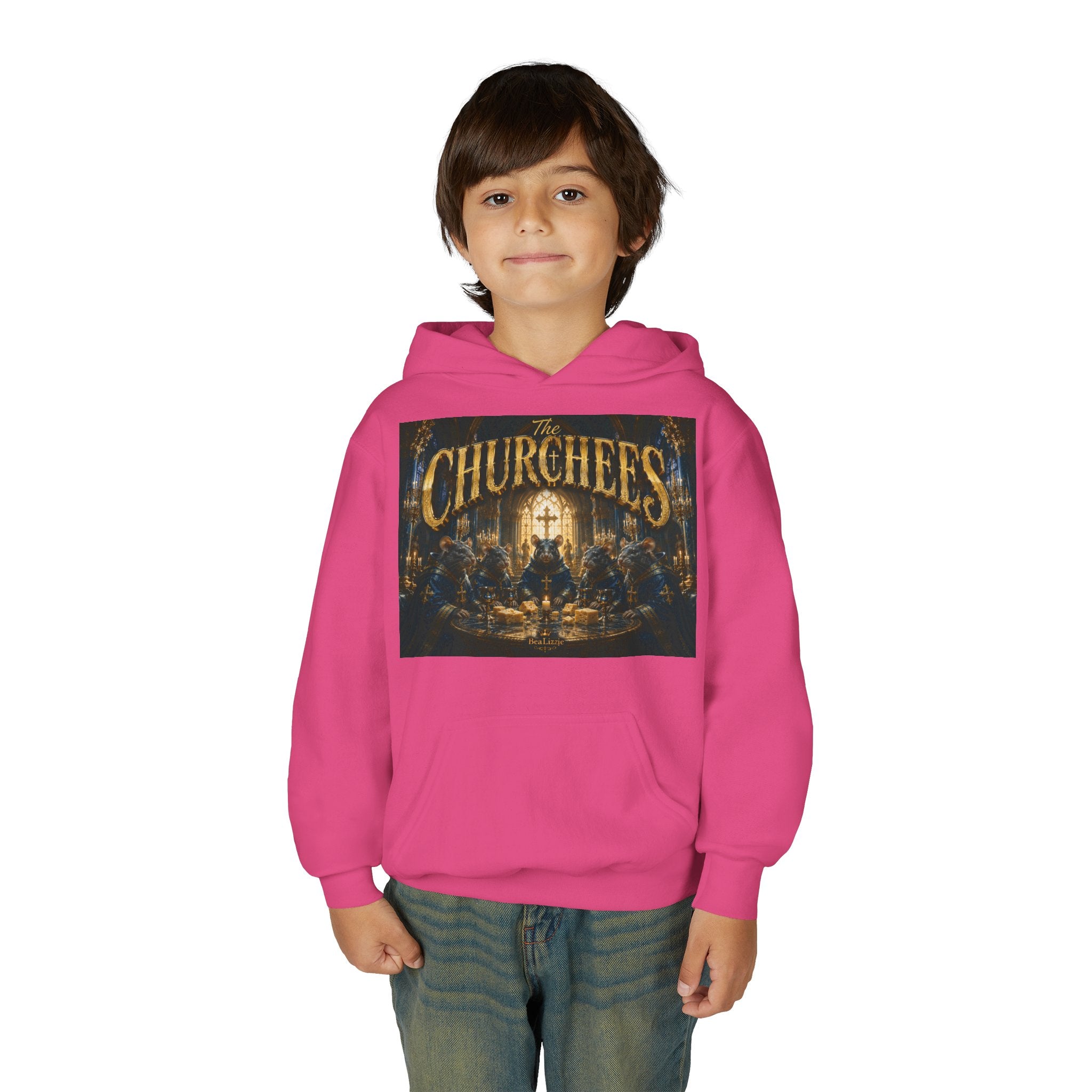 Sweat à capuche enfant – Sweat-shirt à motif « CHURCHEES »