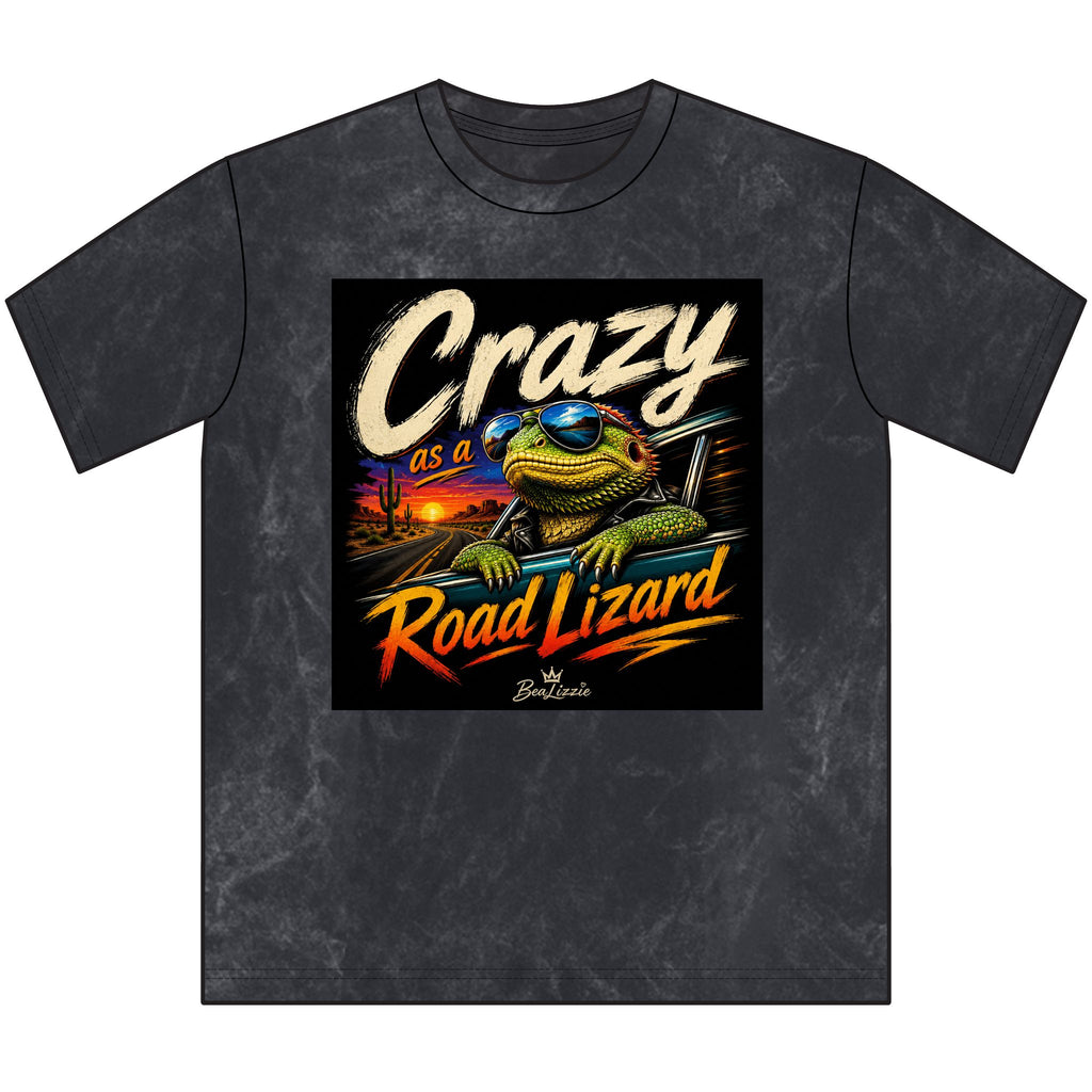 Crazy as a Road Lizard Vintage Tee