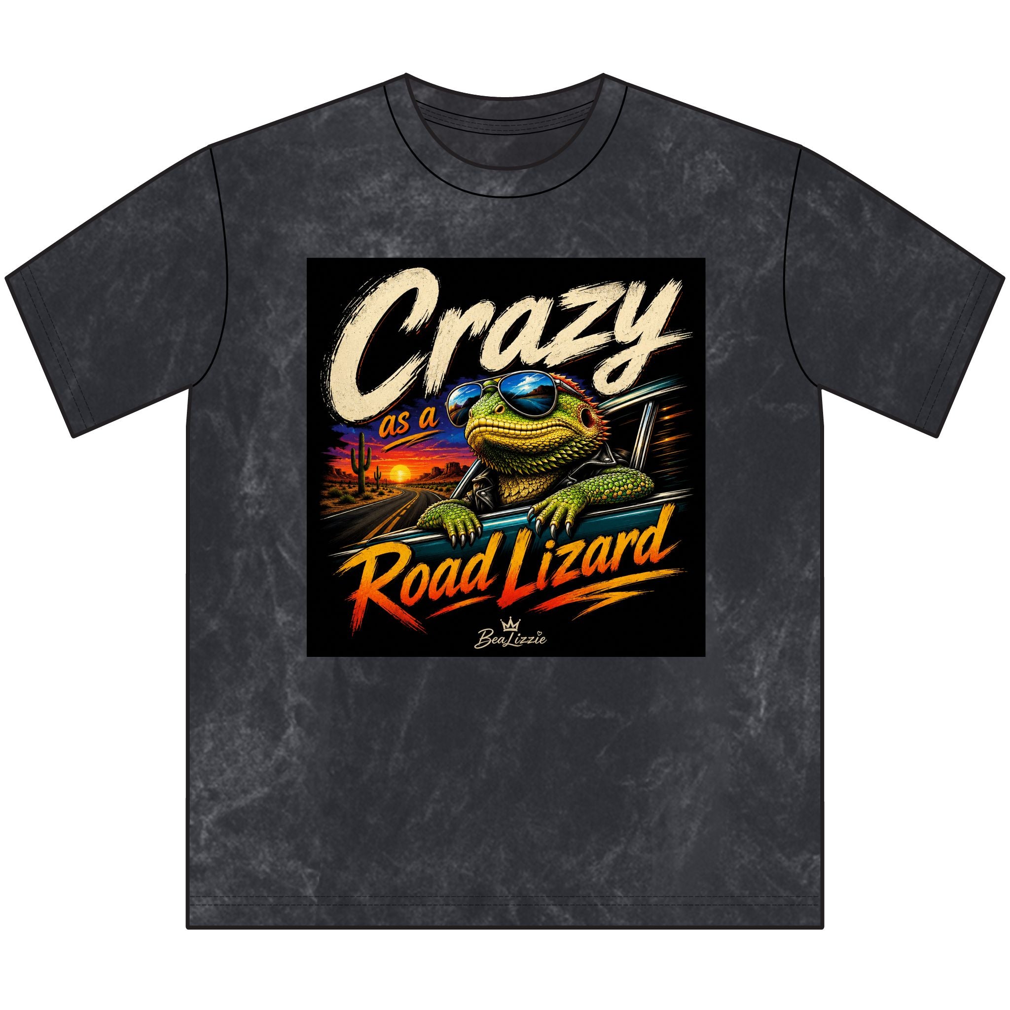 Crazy as a Road Lizard Vintage Tee