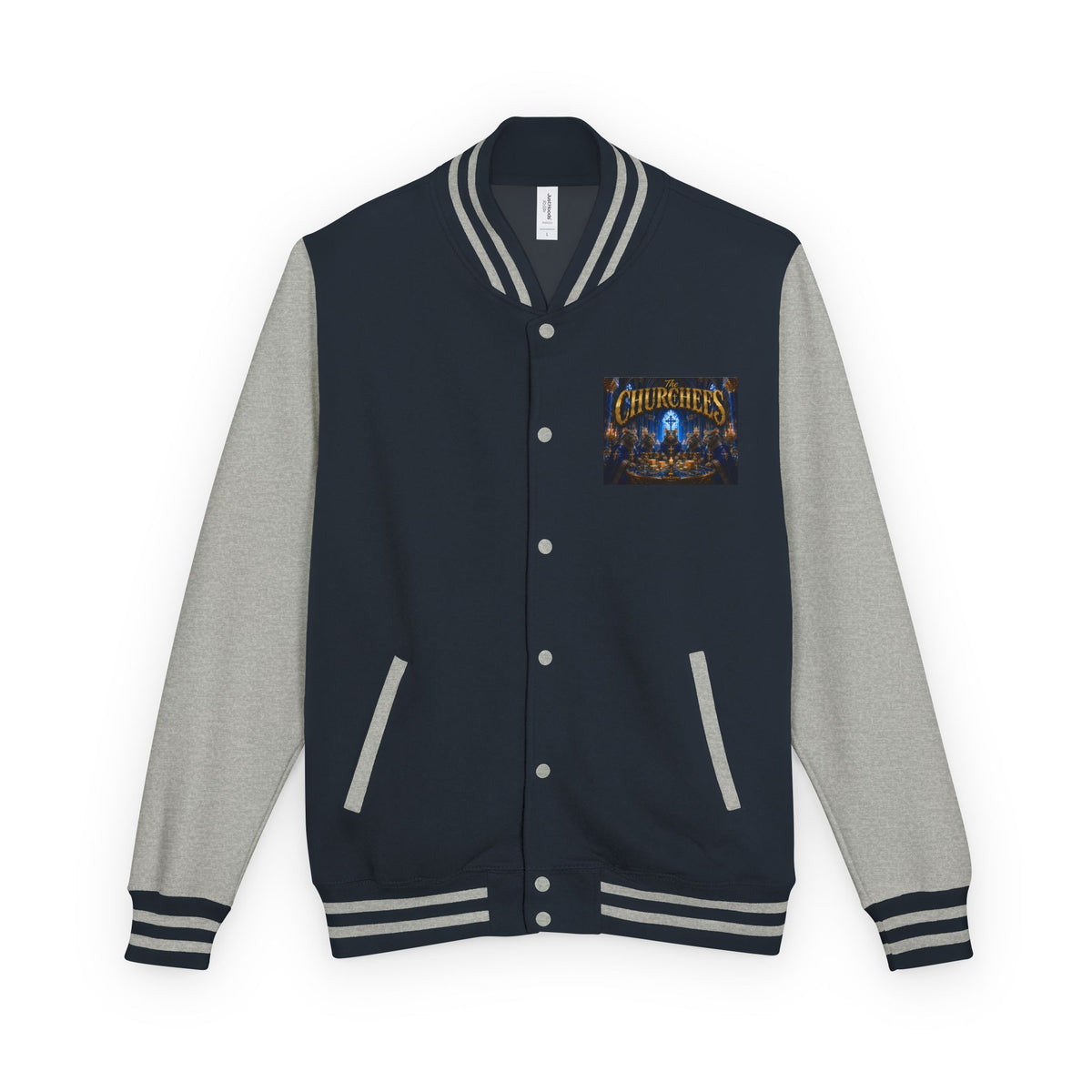 The Churchees Logo Letterman Jacket — Retro Band Varsity Jacket