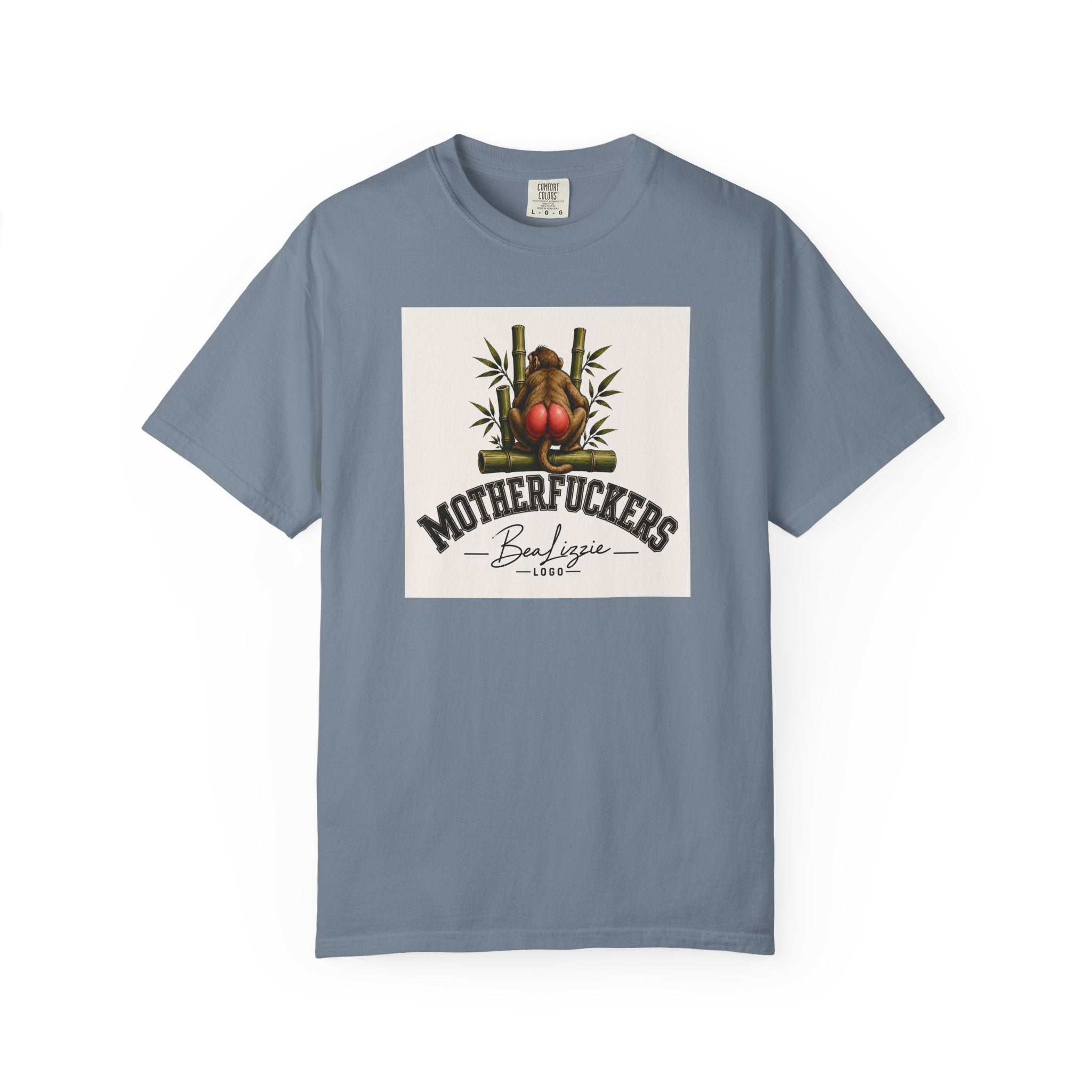 Motherfuckers Buddha Graphic T-Shirt — Retro Buddha & Bamboo Illustration Tee