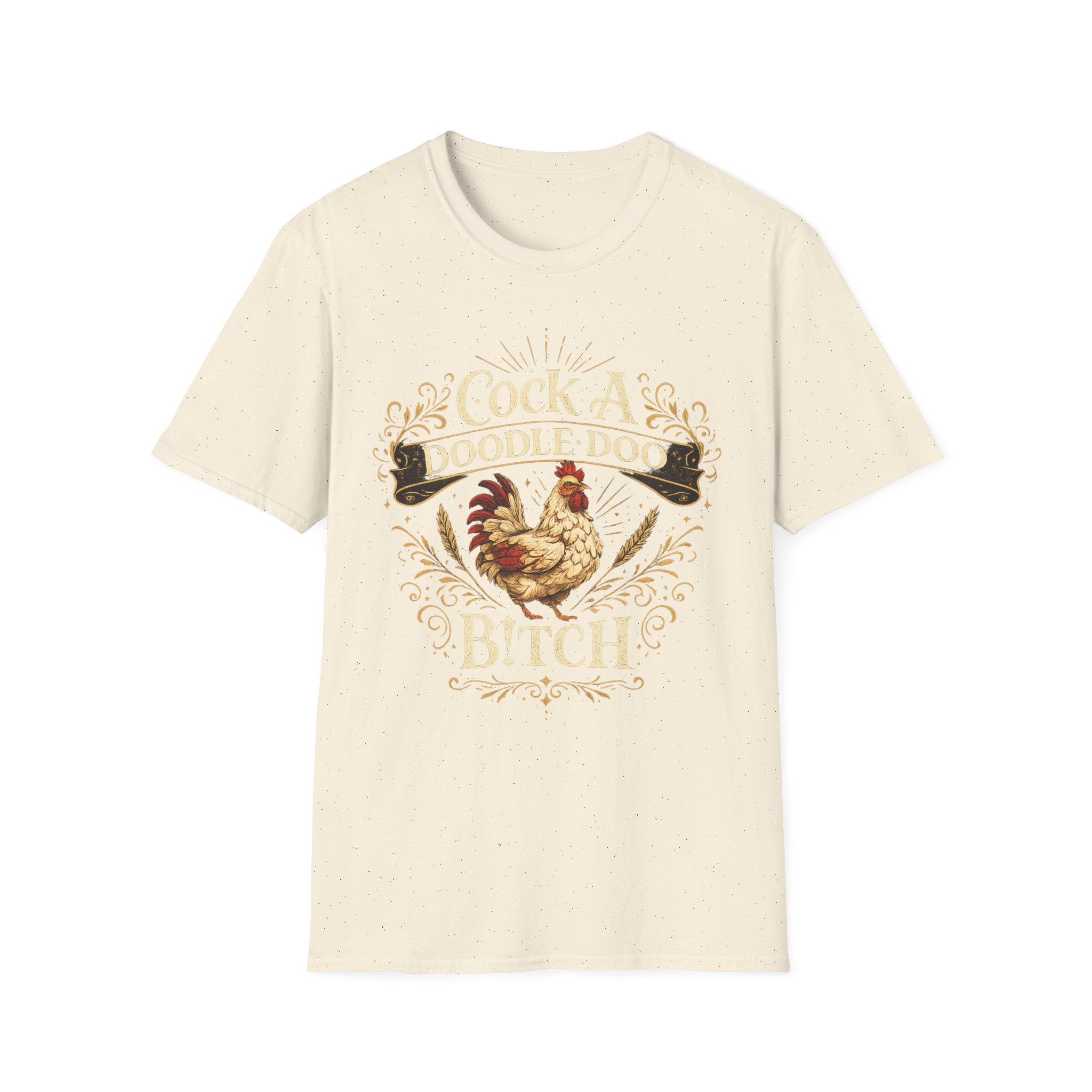 Cock A Doodle Doo T-Shirt — Funny Rooster Farmyard Graphic Tee