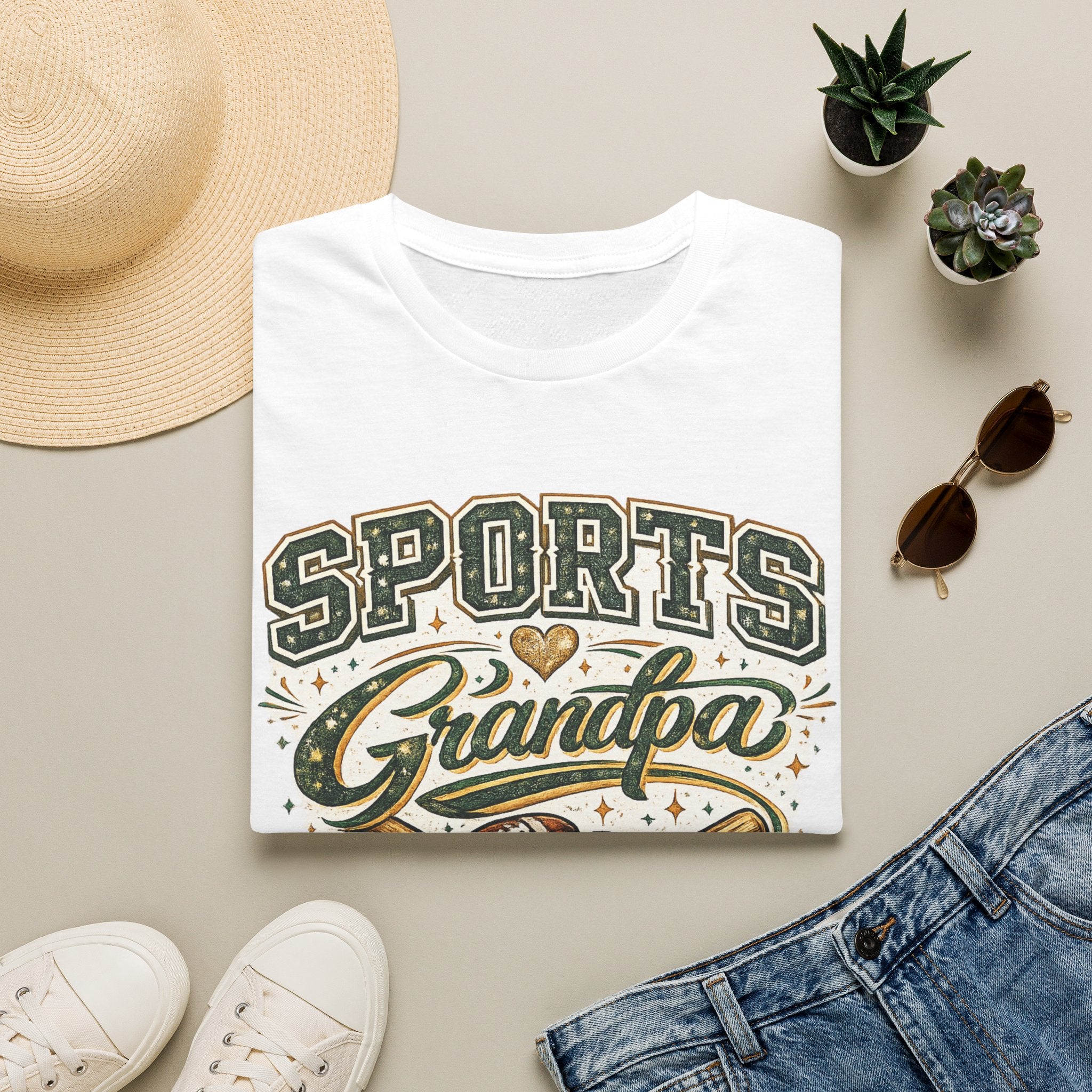 Sports Grandpa T-Shirt — Vintage Athletic Grandpa Gift