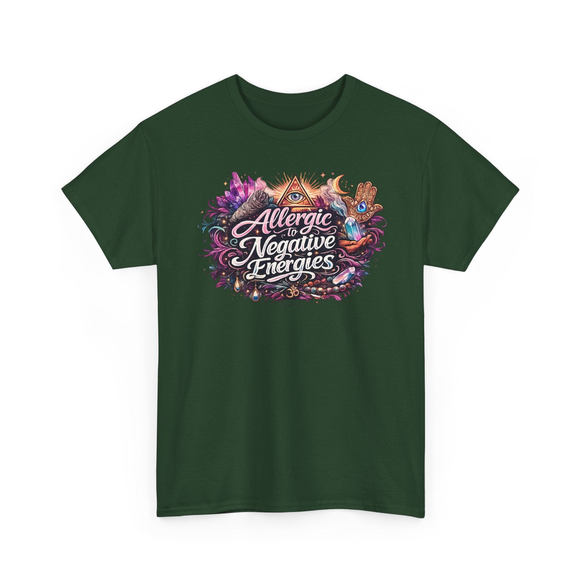 Allergic to Negative Energies T-Shirt — Positive Vibes Graphic Tee