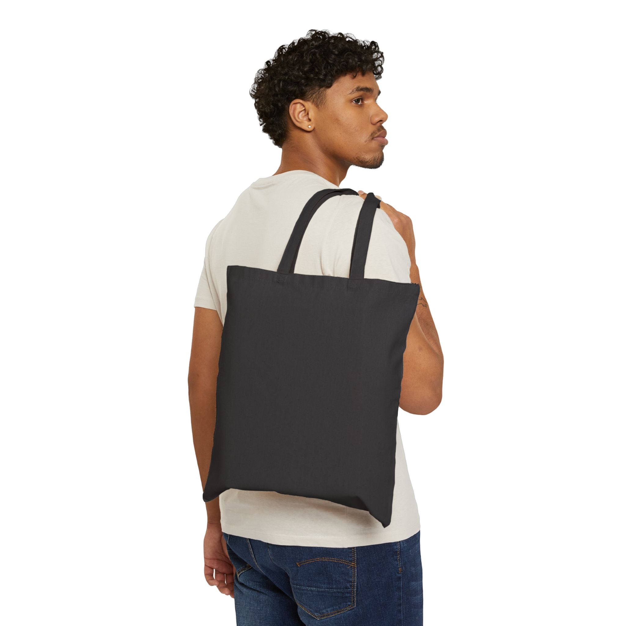 Canvas Tote Bag — "Allergic to Negative Energies" Spiritual Nature Shopper