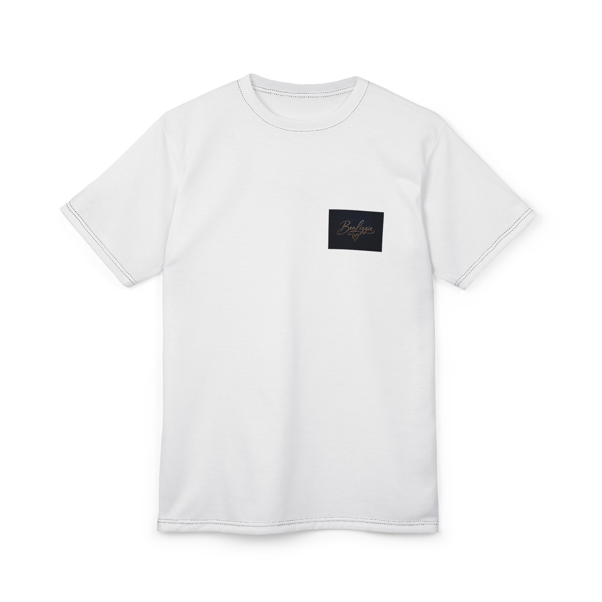 Minimal Script Pocket Tee — 'Breathe' Casual Unisex T‑Shirt