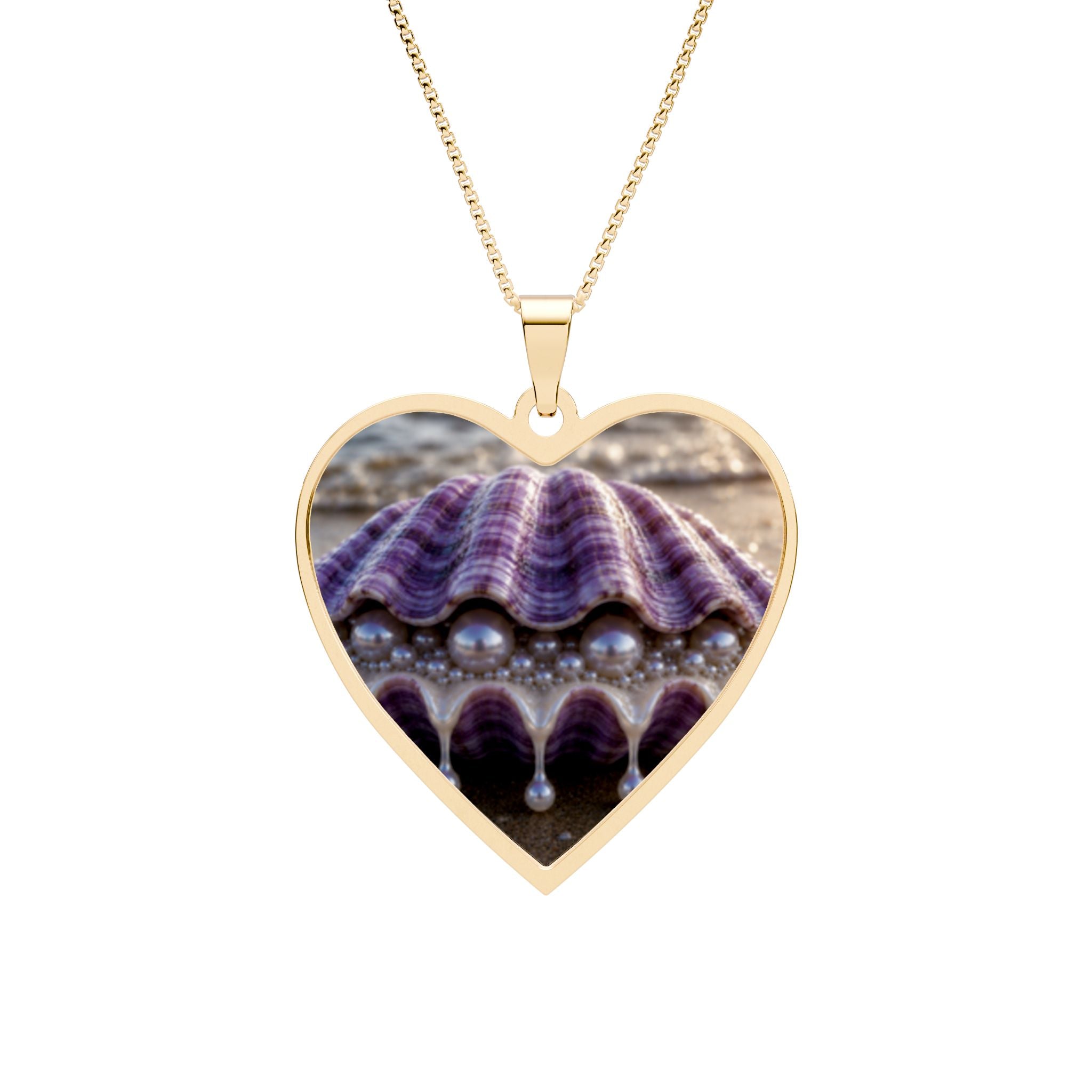 Heart Photo Pendant Necklace — Personalized Heart Frame Locket