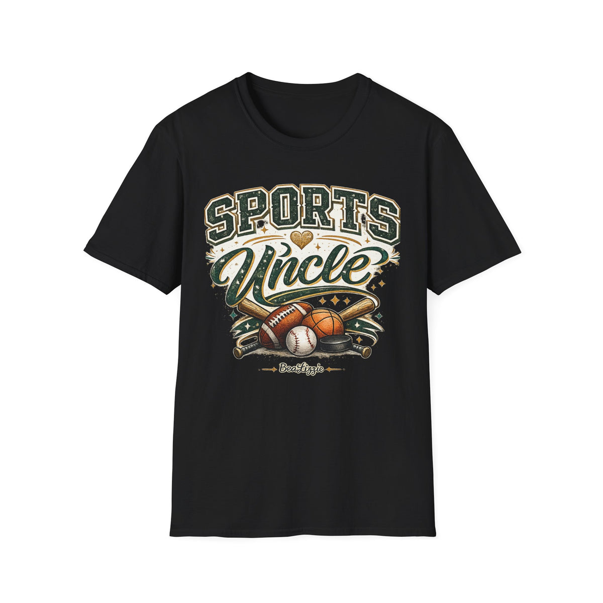 Sports Uncle T-Shirt — Vintage Athletic Design (Baseball, Football, Basketball)