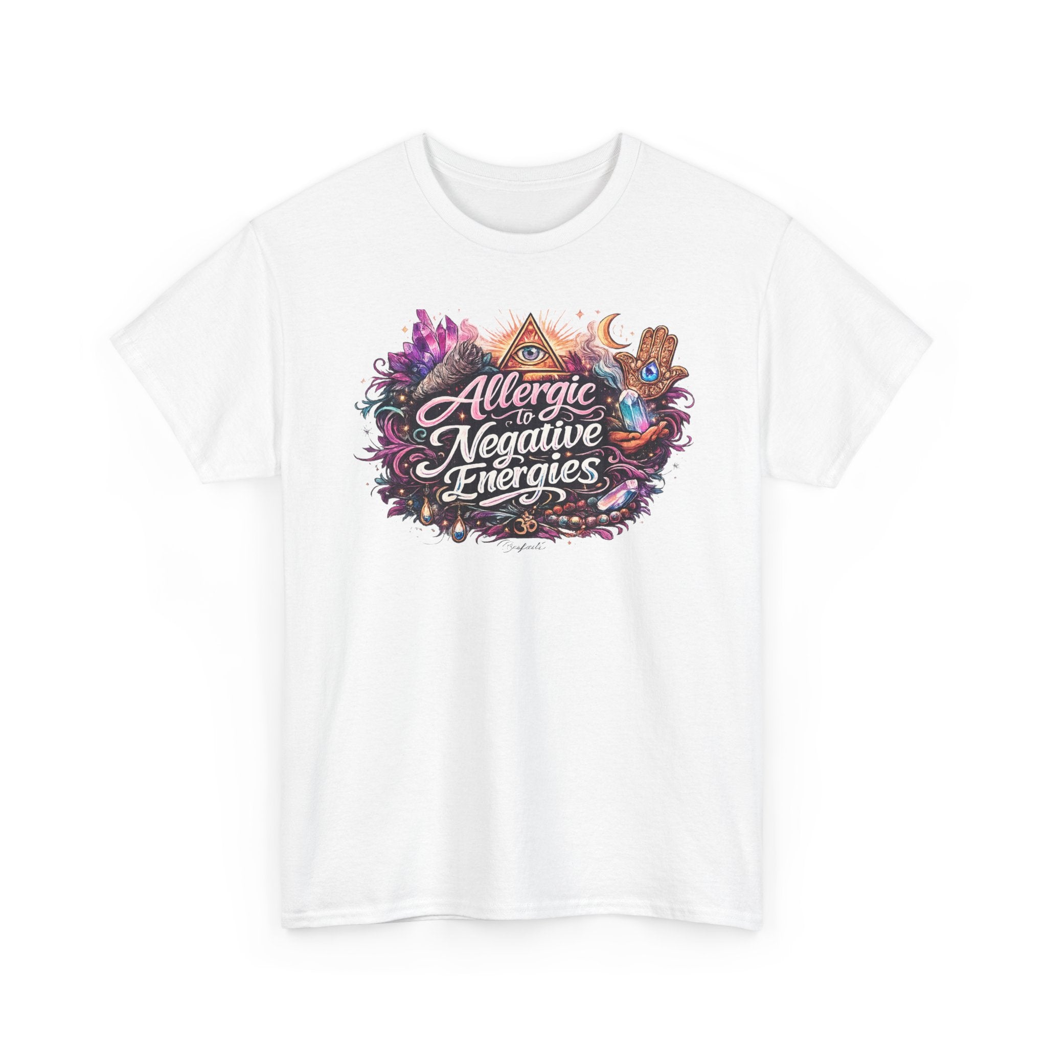Allergic to Negative Energies T-Shirt — Positive Vibes Graphic Tee