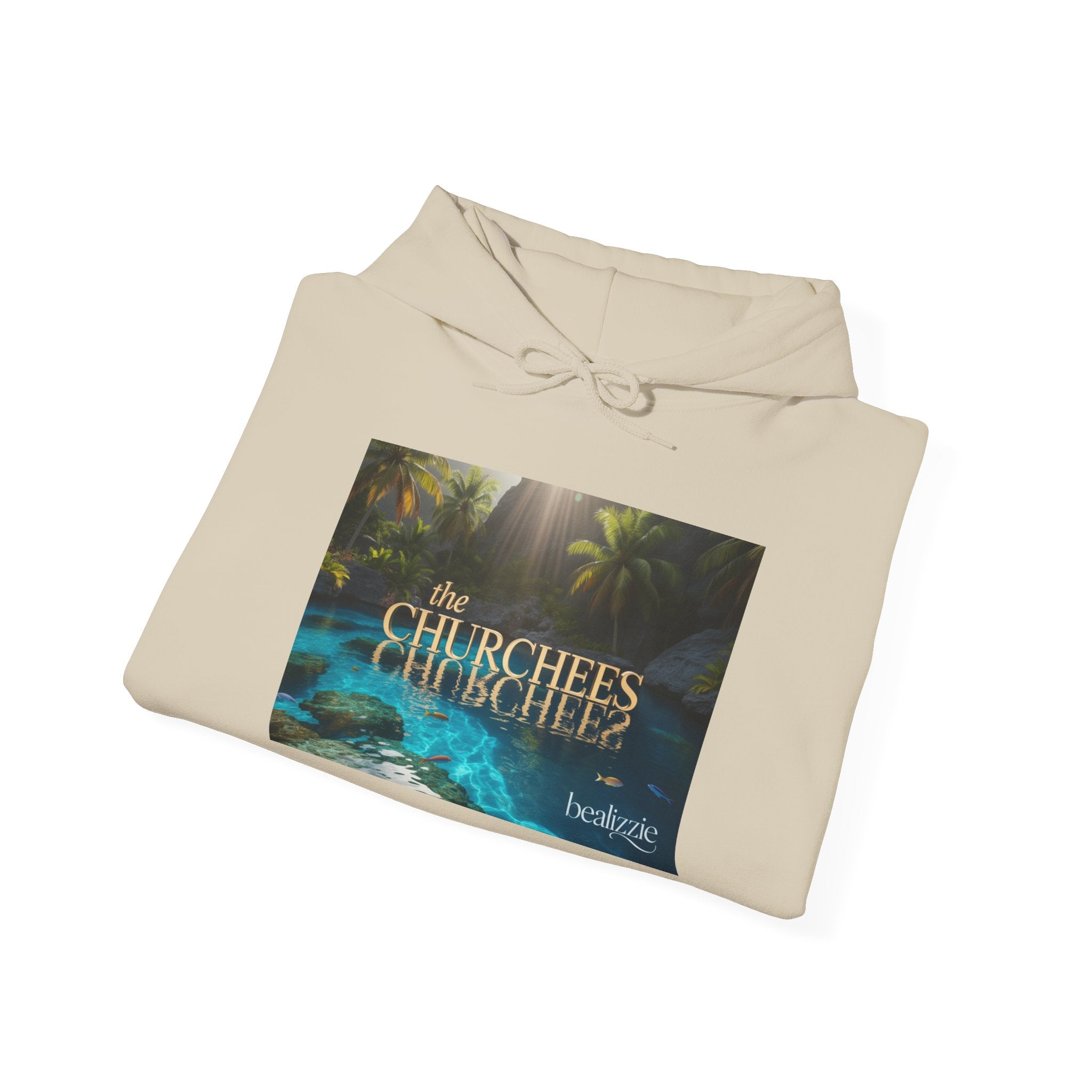 Sweat à capuche — Sweat à capuche graphique The Churchbees Tropical Night