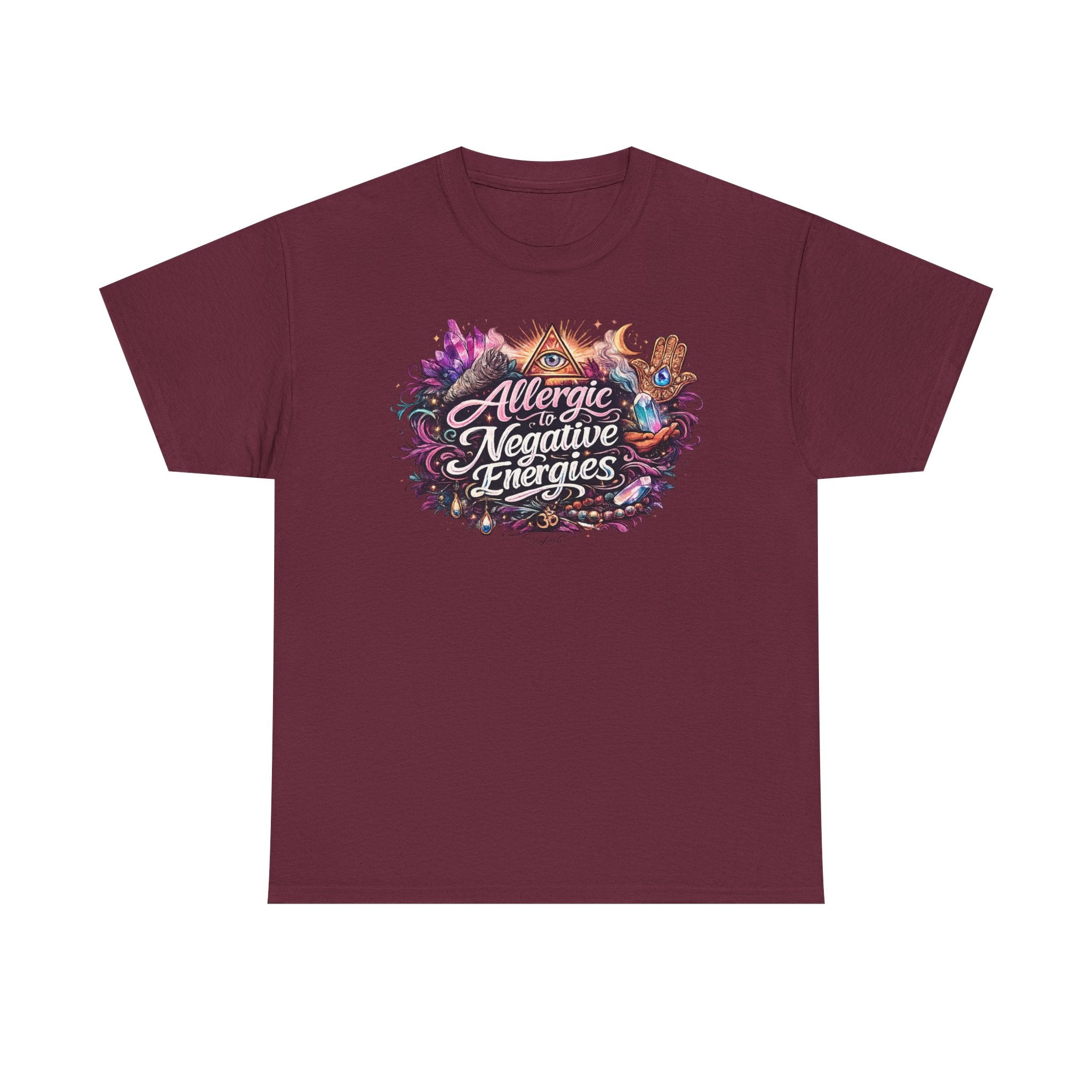 Allergic to Negative Energies T-Shirt — Positive Vibes Graphic Tee