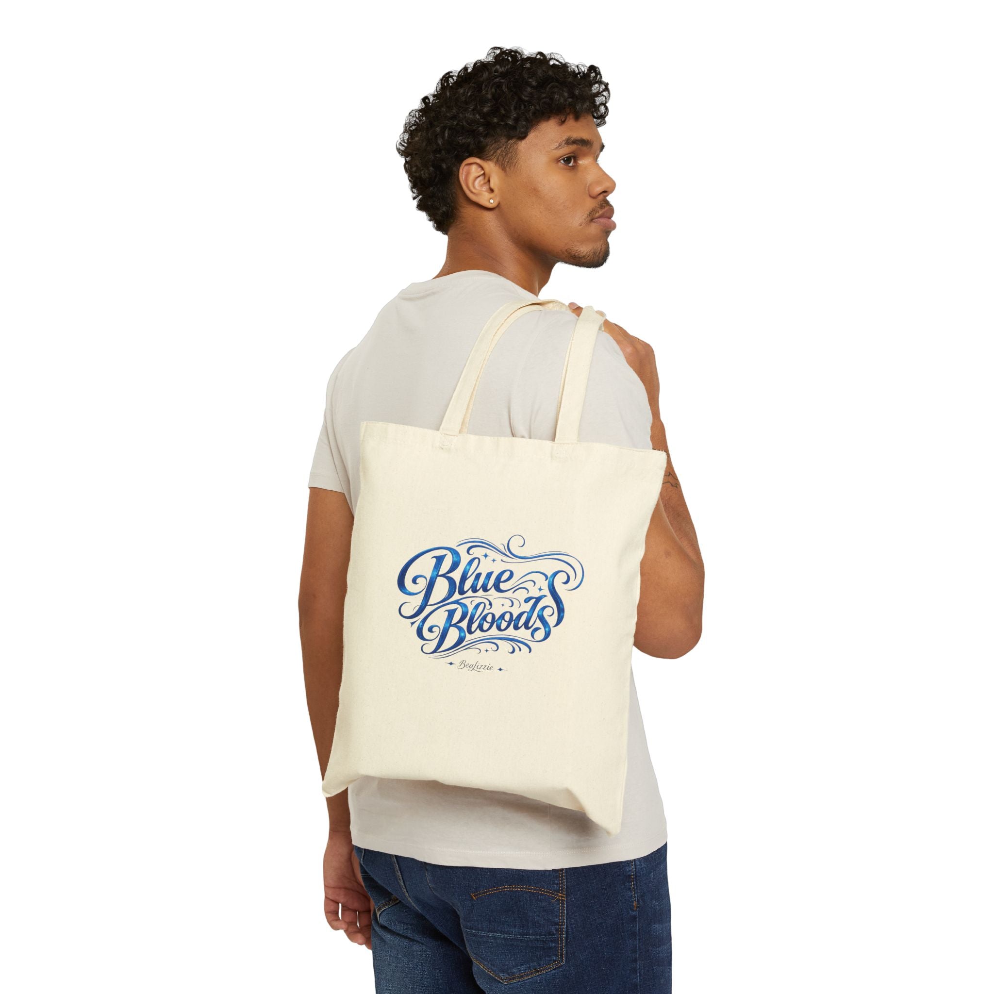 Tote Bag — "Blue Bloods" Script Canvas Tote