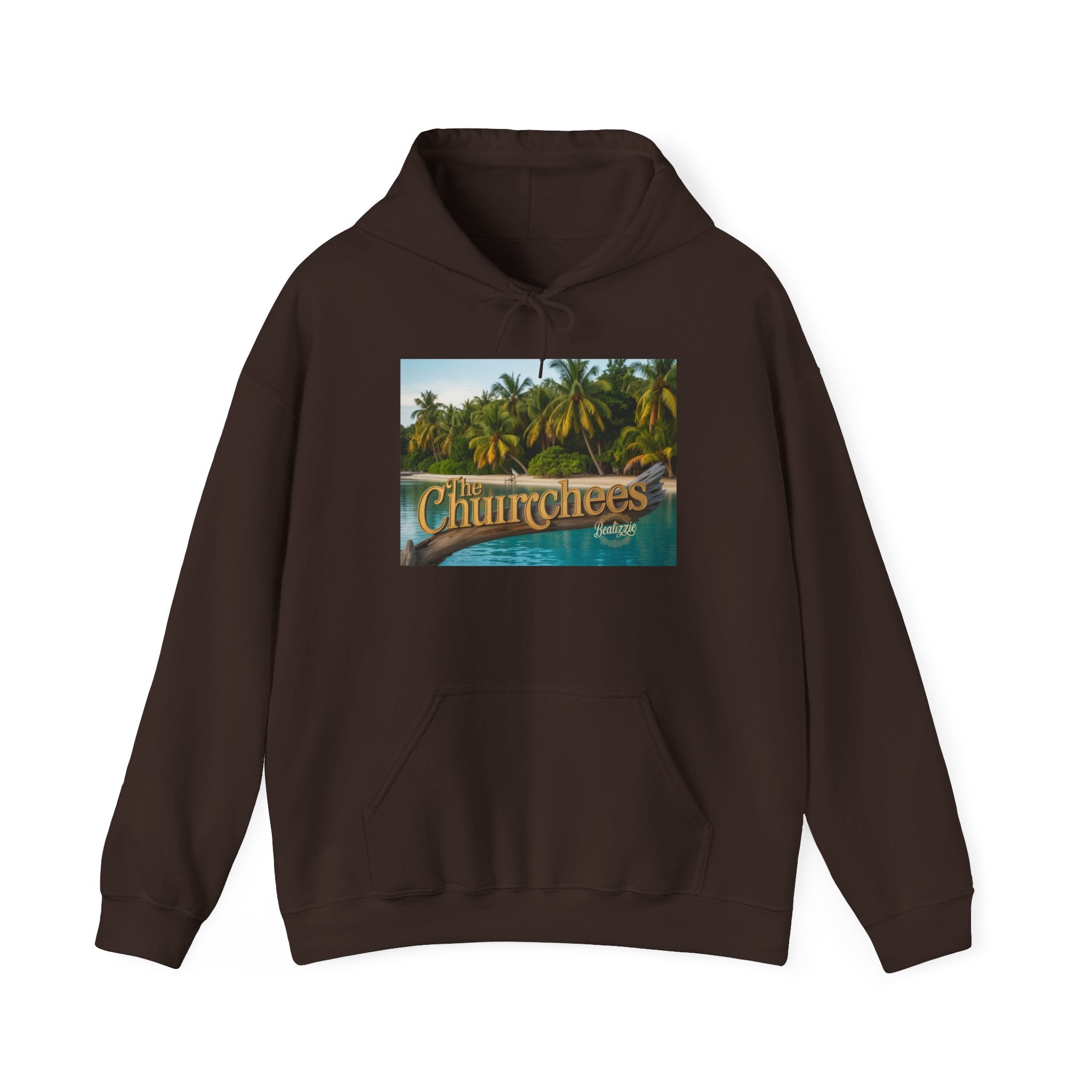 Sweat à capuche Churrchees Tropical Palm — Sweat-shirt rétro motif plage