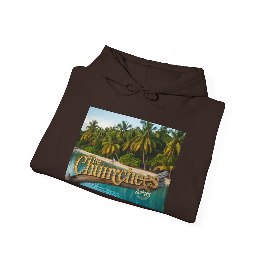 Sweat à capuche Churrchees Tropical Palm — Sweat-shirt rétro motif plage
