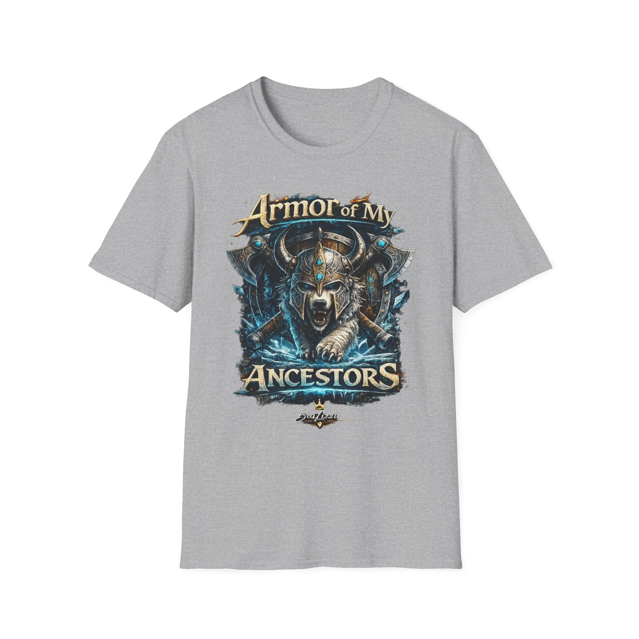 Armor of My Ancestors T-Shirt — Viking Warrior Shield Graphic Tee