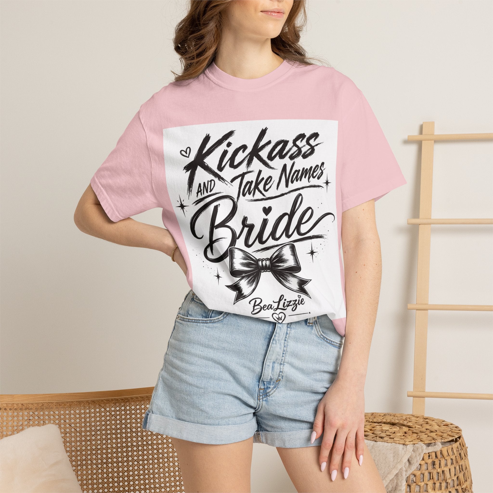Bride T-Shirt — "Kickass and Take Names" Bachelorette Tee