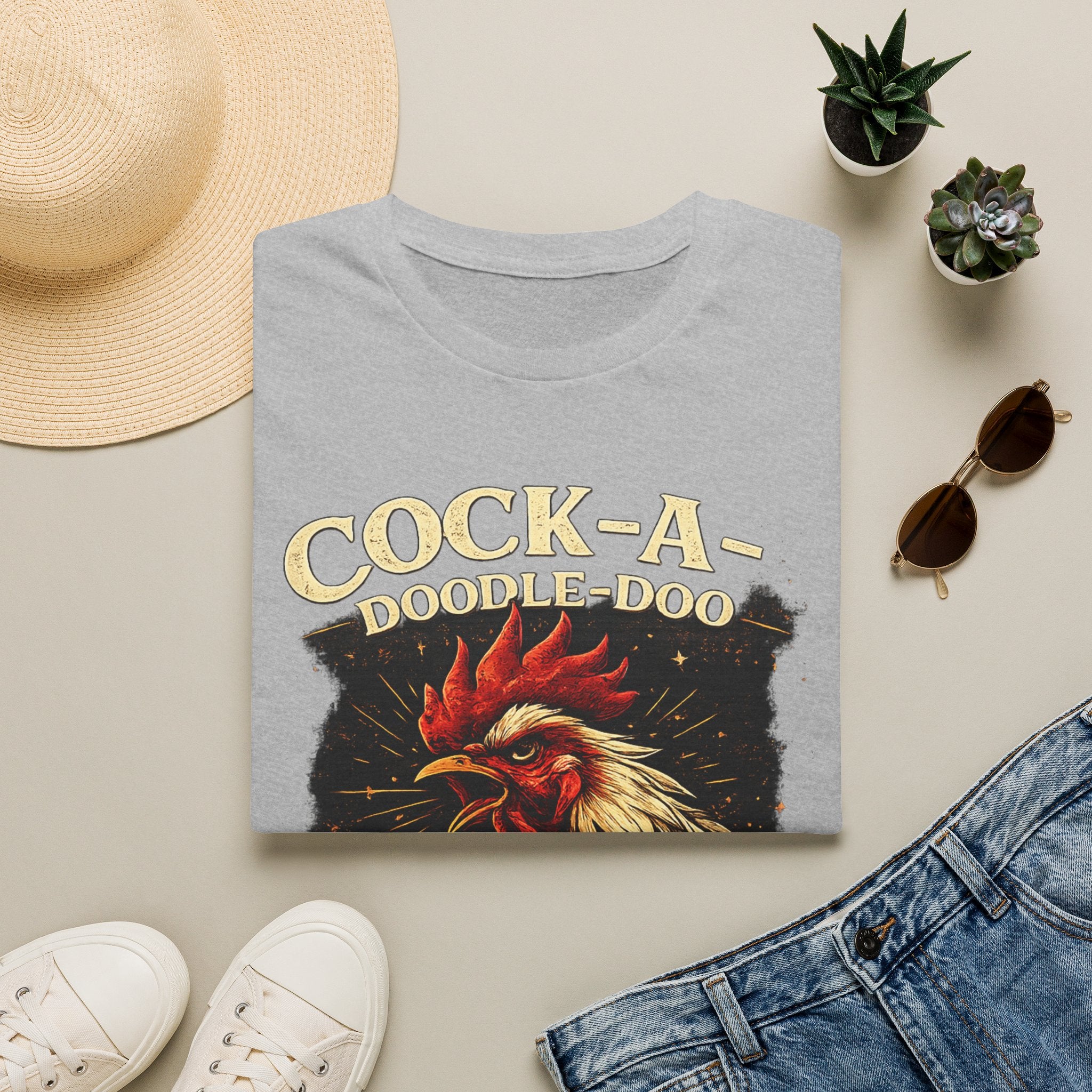 Cock-a-Doodle-Doo Bitch T-Shirt — Funny Rooster Graphic Tee