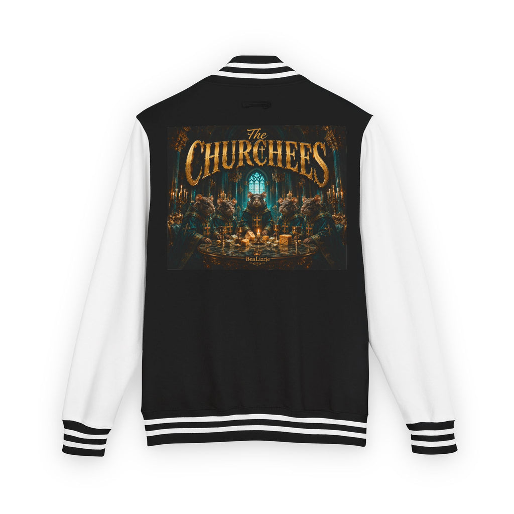 Letterman Jacket — "The Churchees" Retro Band Varsity Jacket