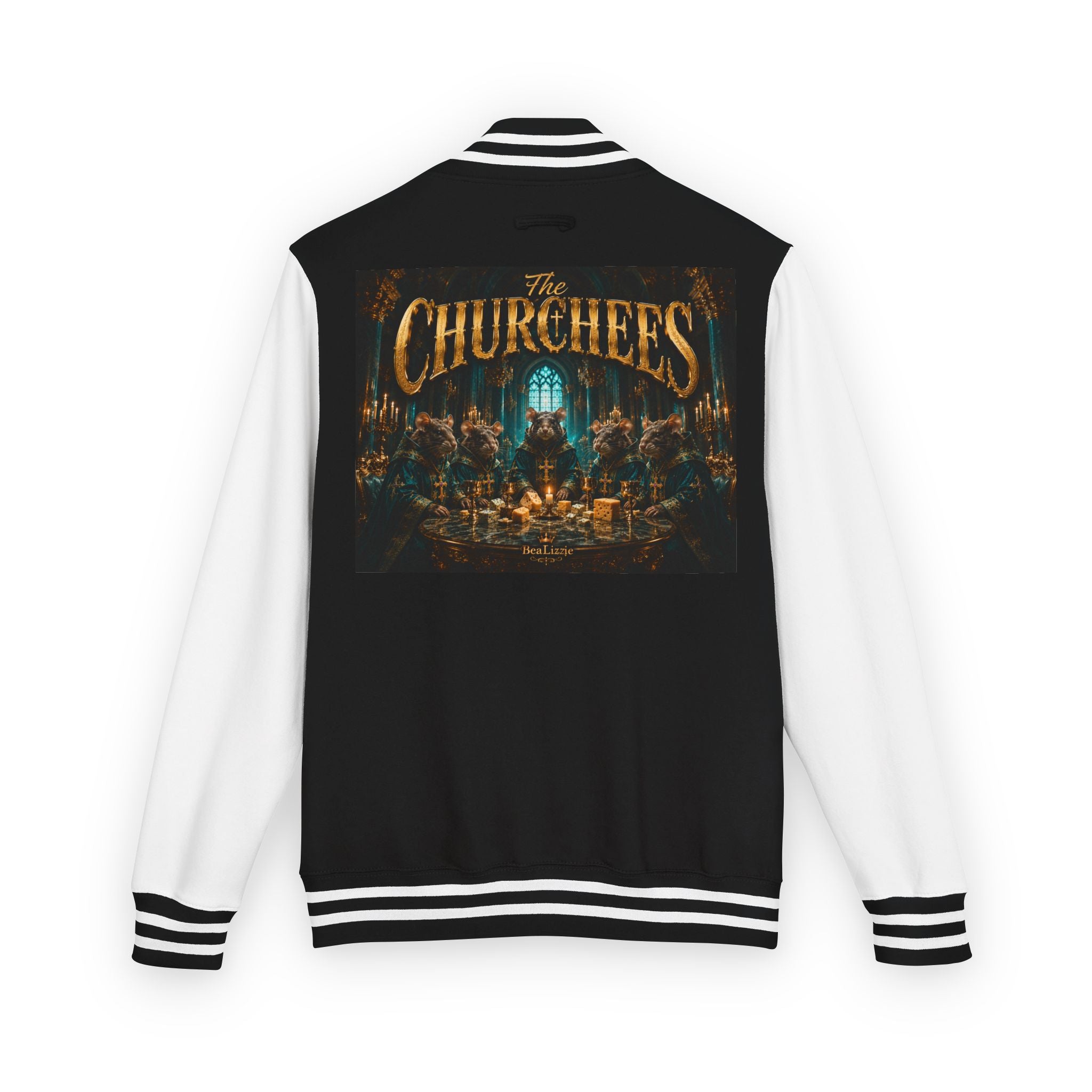 Letterman Jacket — "The Churchees" Retro Band Varsity Jacket