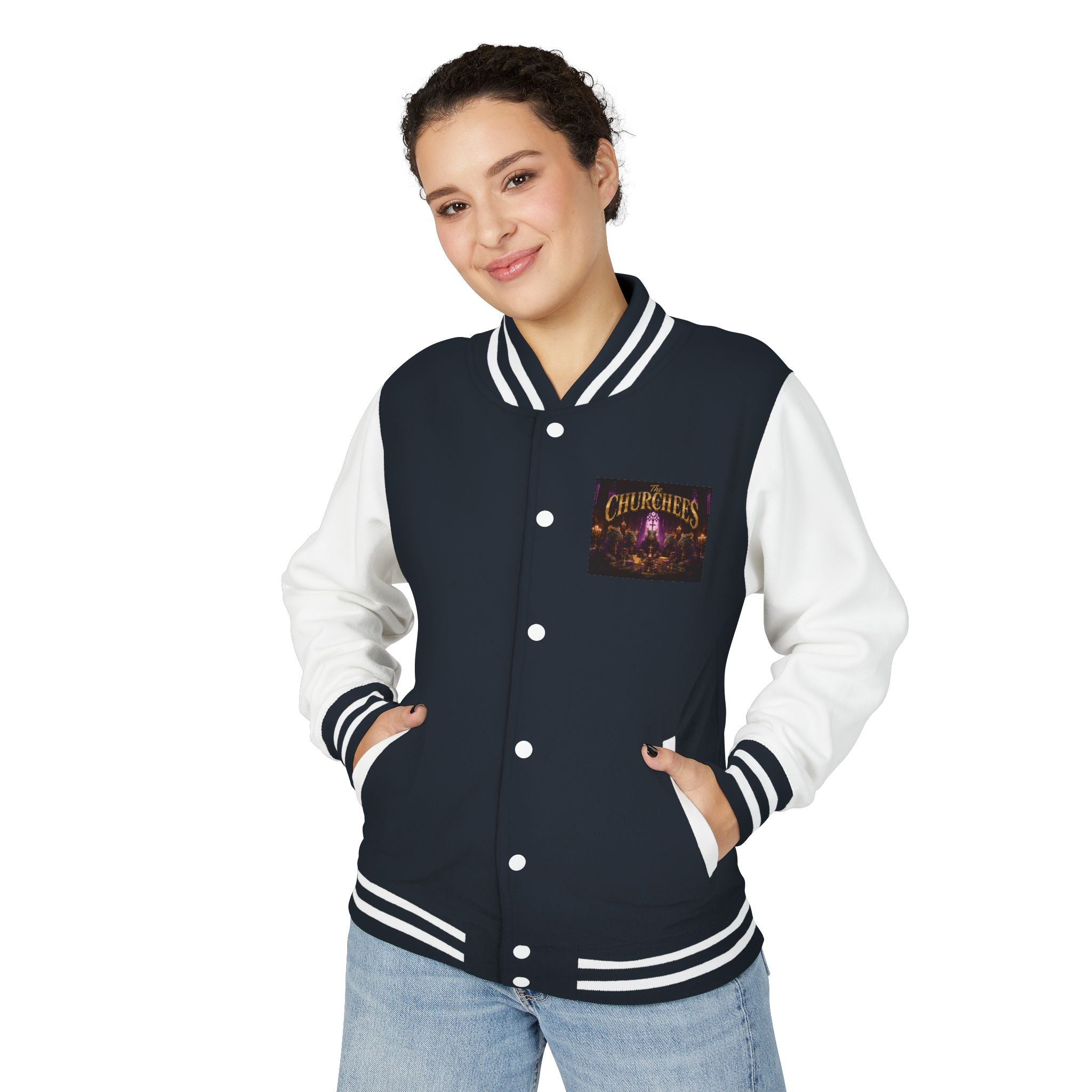 Letterman Jacket — The Churchchefs Band Logo Varsity Jacket