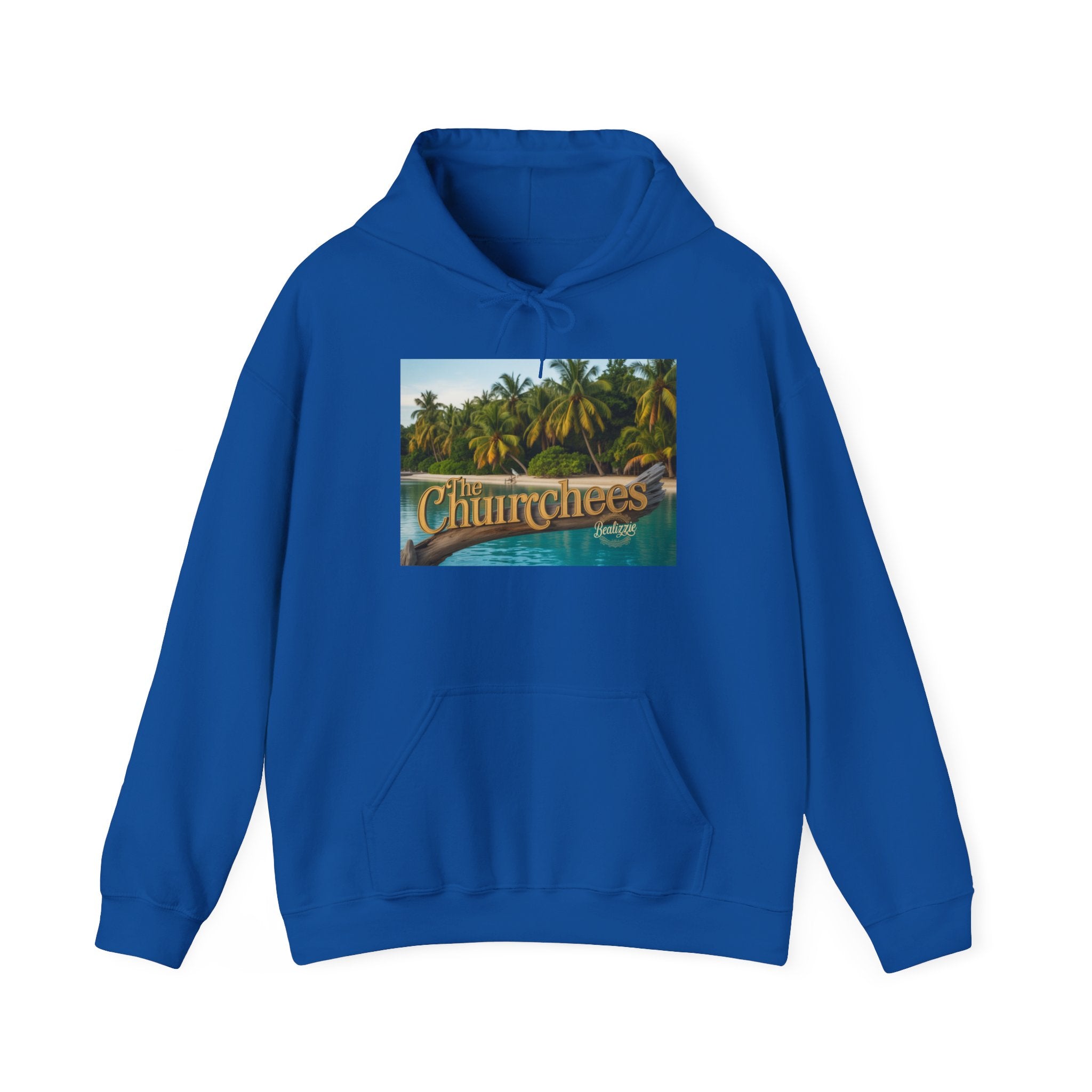 Sweat à capuche Churrchees Tropical Palm — Sweat-shirt rétro motif plage