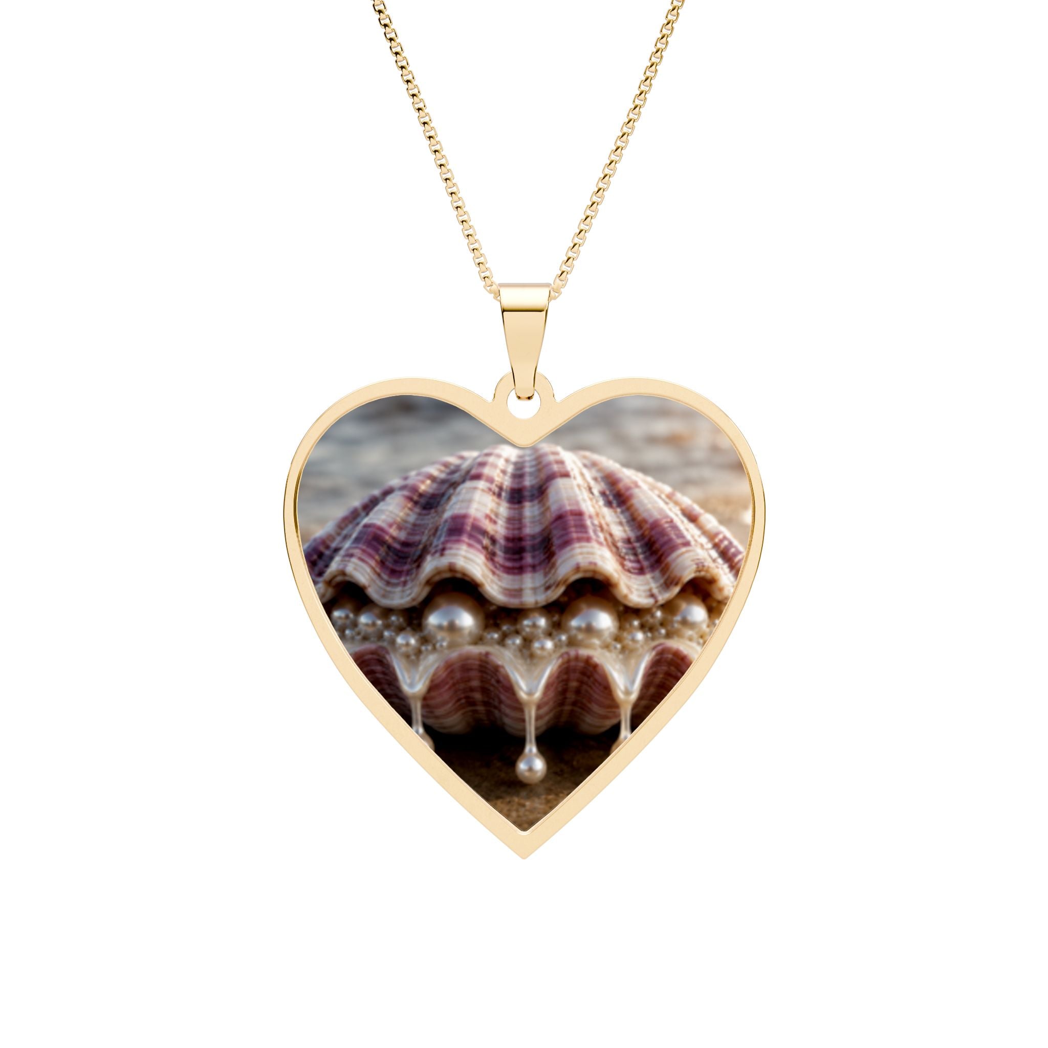 Heart Photo Pendant Necklace — Personalized Heart Frame Locket for Moms, Valentines & Anniversary Gifts
