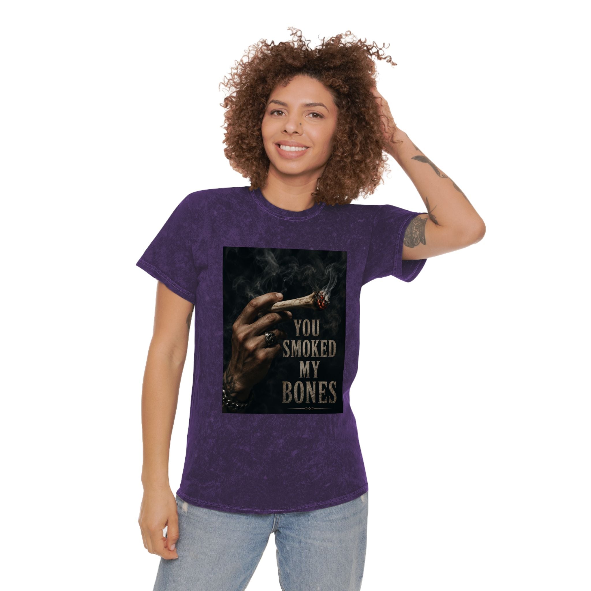 You Smoked My Bones T‑Shirt — Smoky Vintage Graphic Tee