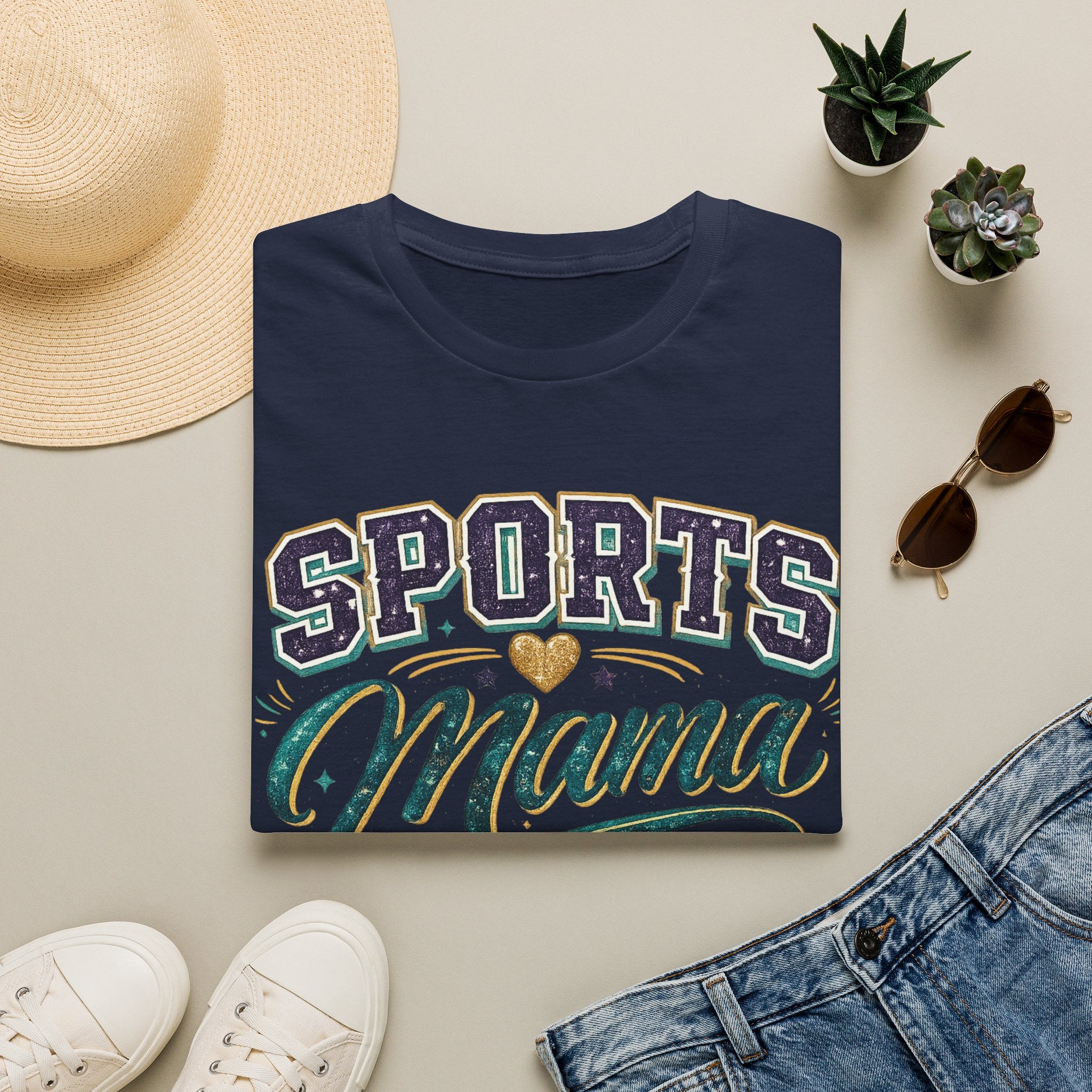 Sports Mama T-Shirt — Athletic Mom Graphic Tee