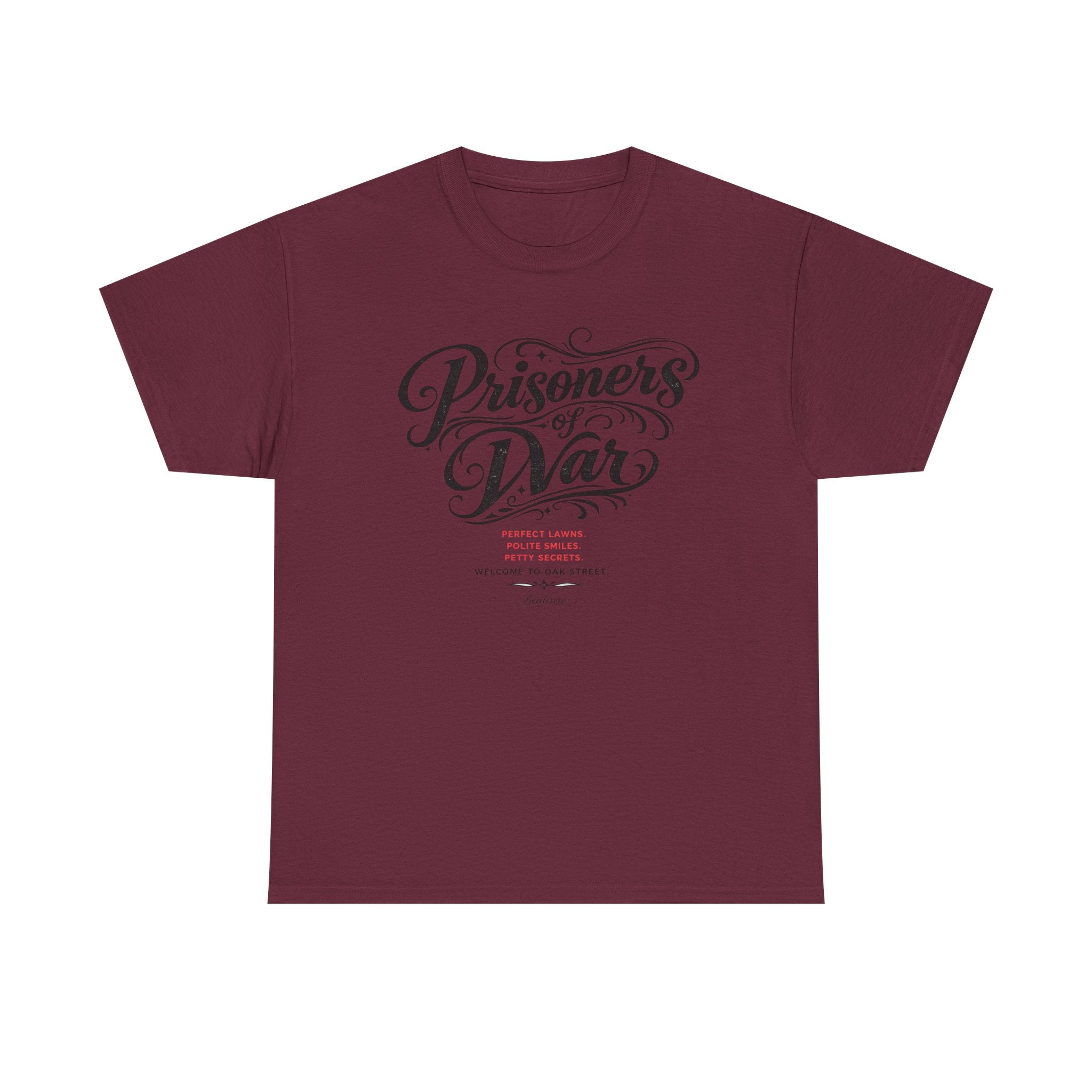 T‑Shirt — "Prisoners of War" Script Tee | Veterans, Memorial & Military Tribute Shirt