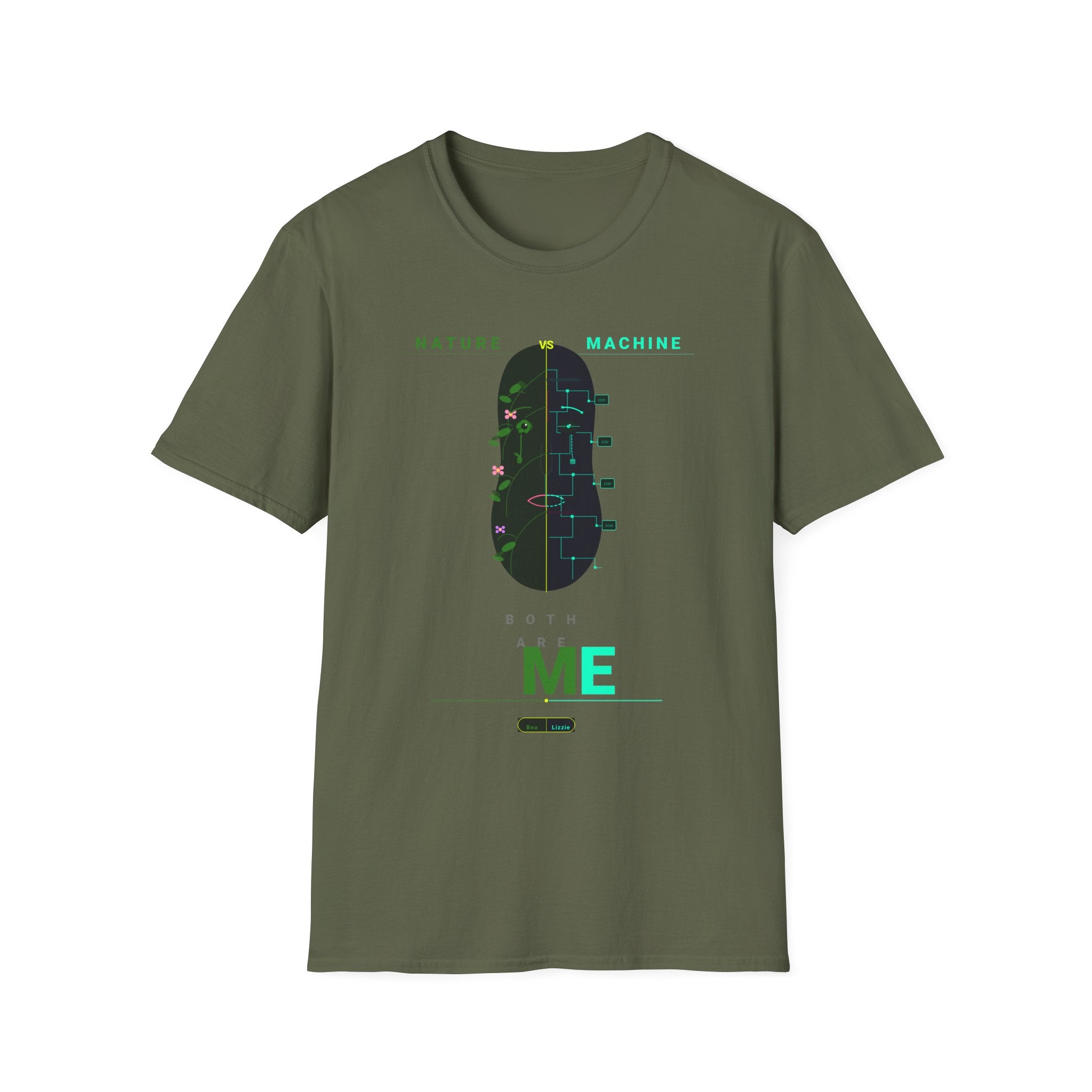 Nature Machine T-Shirt — Eco Tech Graphic Tee