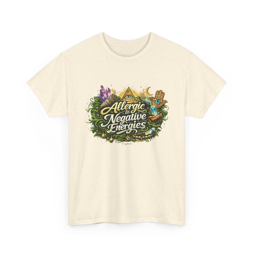 T‑Shirt — "Allergic to Negative Energies" Spiritual Graphic Tee