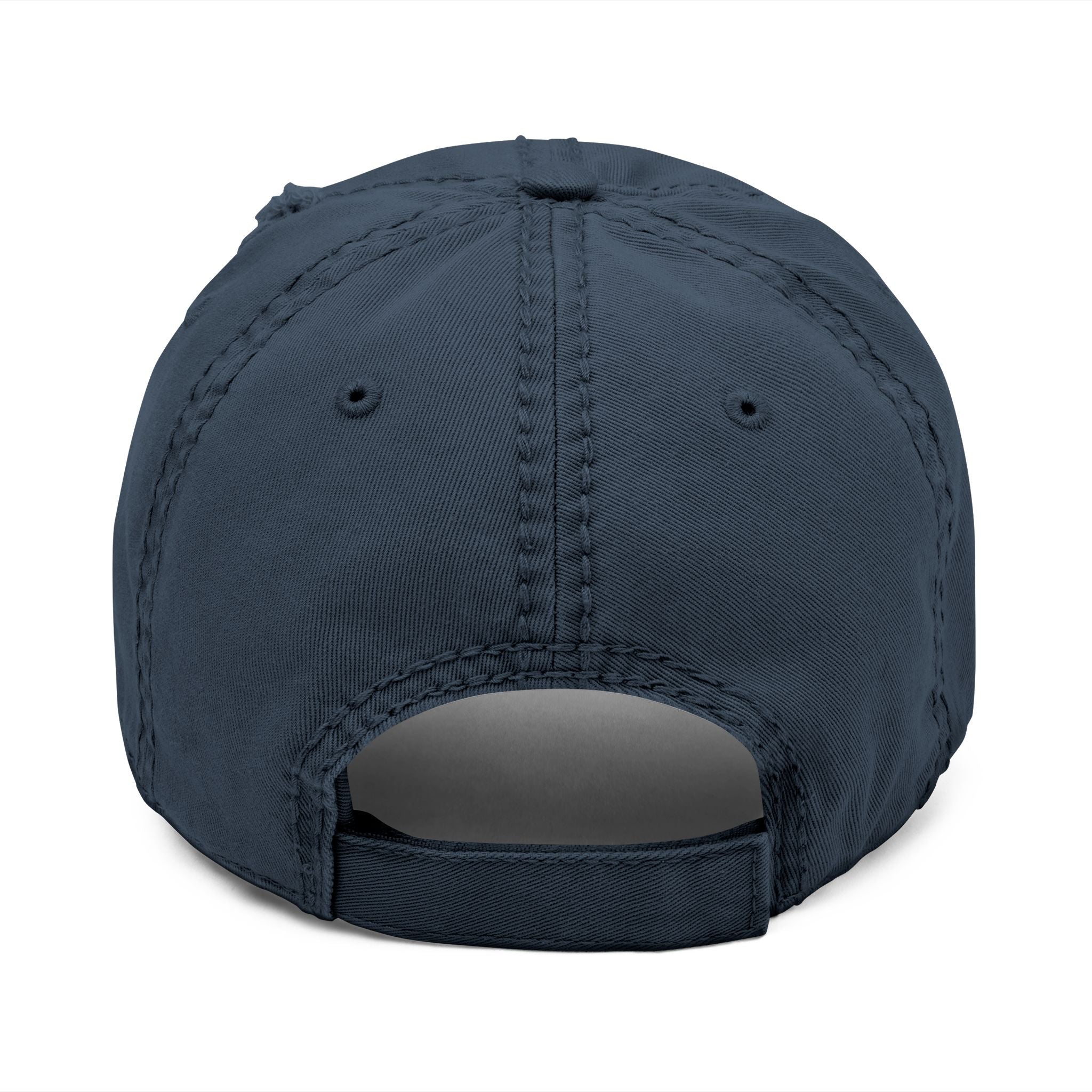 Distressed Embroidered 'Green Bloods' Dad Hat
