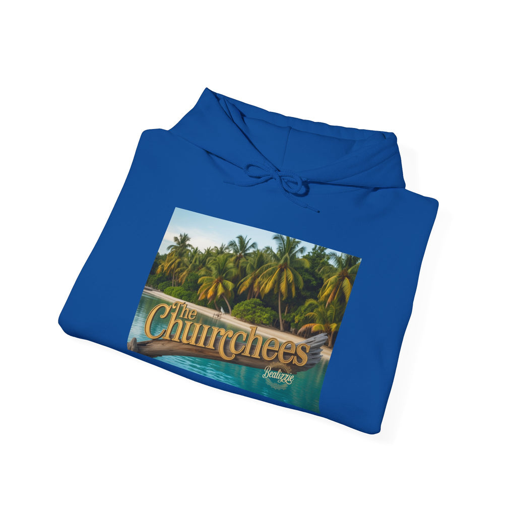 Sweat à capuche Churrchees Tropical Palm — Sweat-shirt rétro motif plage