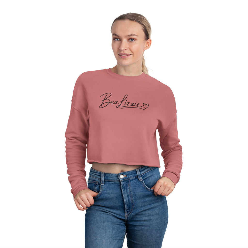 Cropped Sweatshirt  'BeaLizzie'  Heart Crop Top