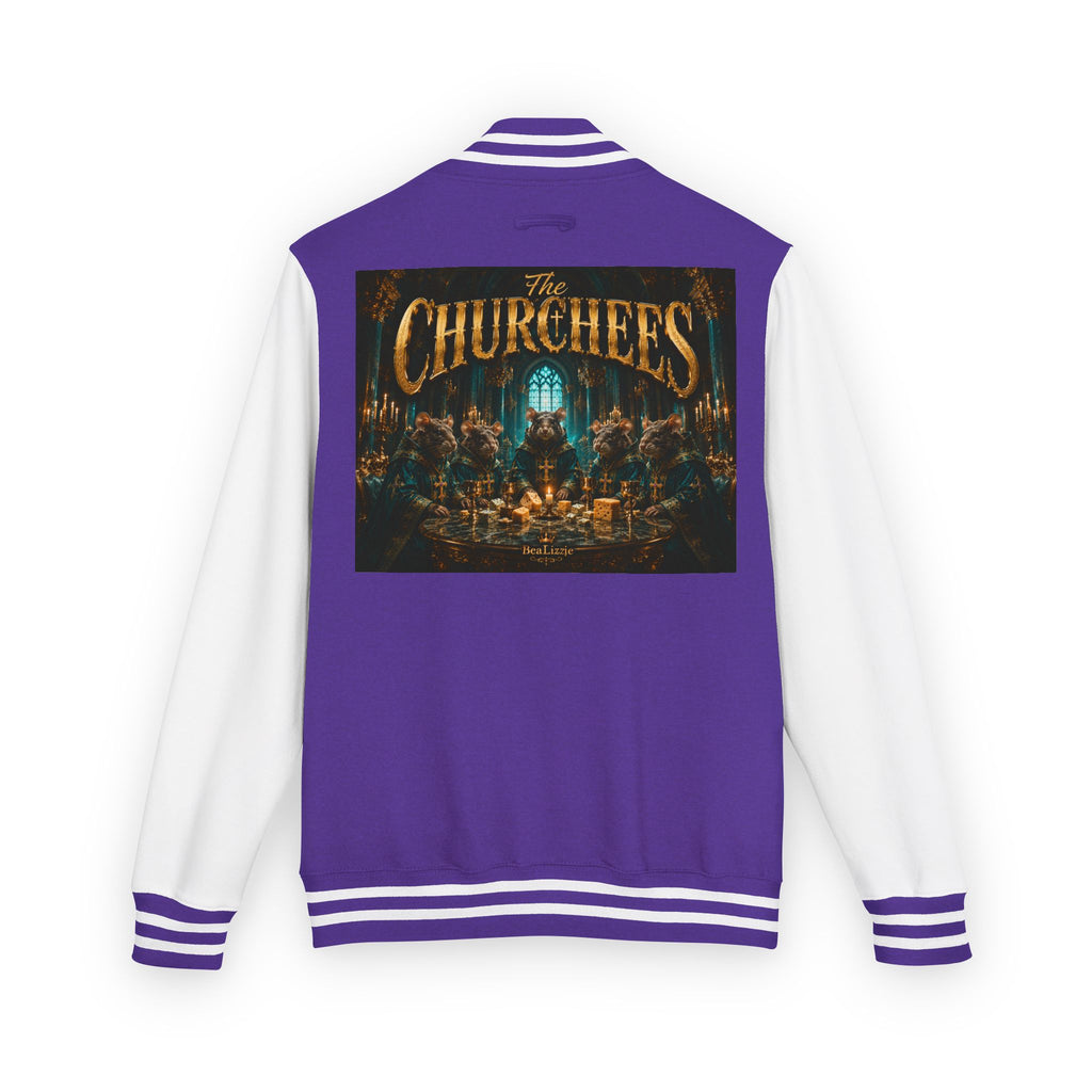 Letterman Jacket — "The Churchees" Retro Band Varsity Jacket