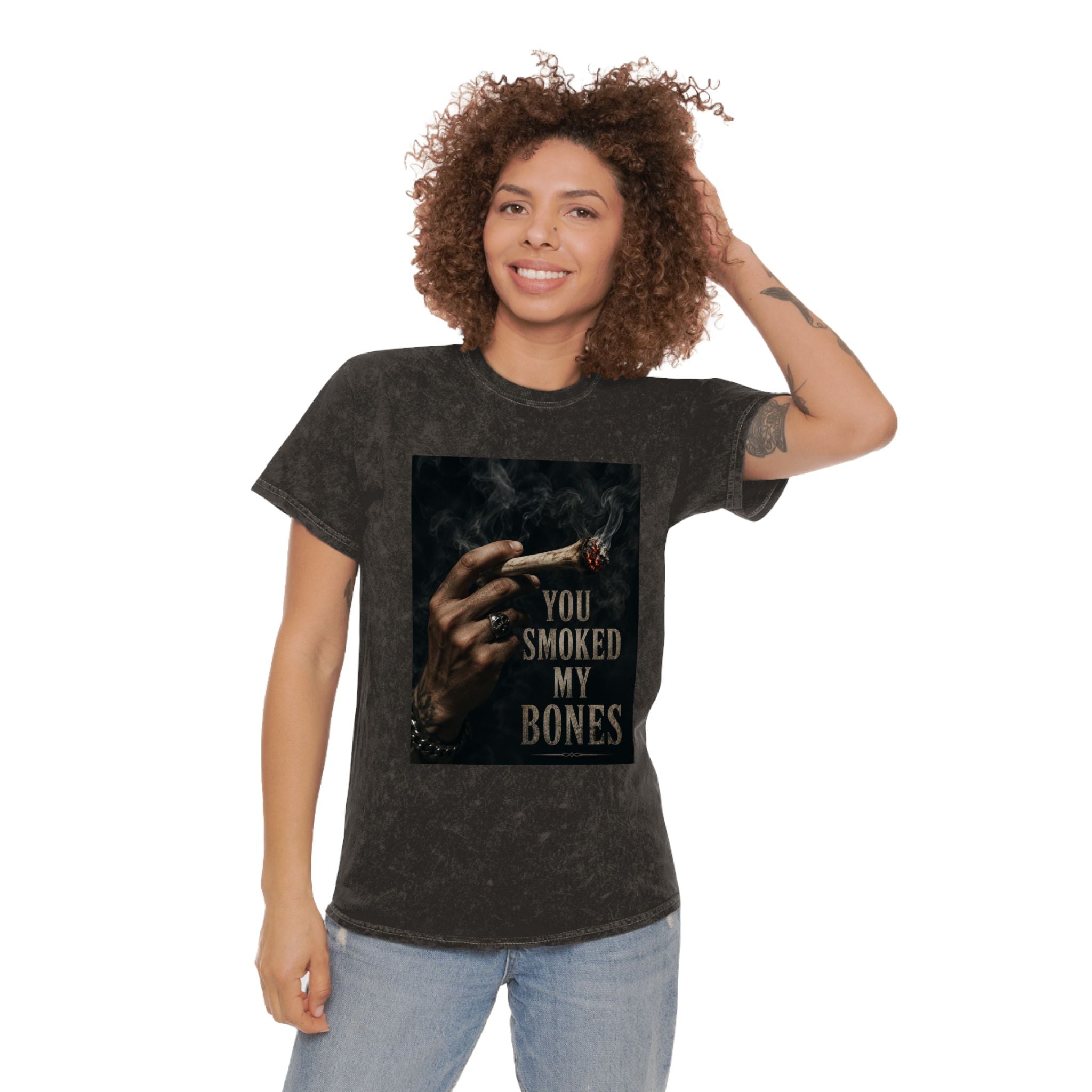 You Smoked My Bones T‑Shirt — Smoky Vintage Graphic Tee