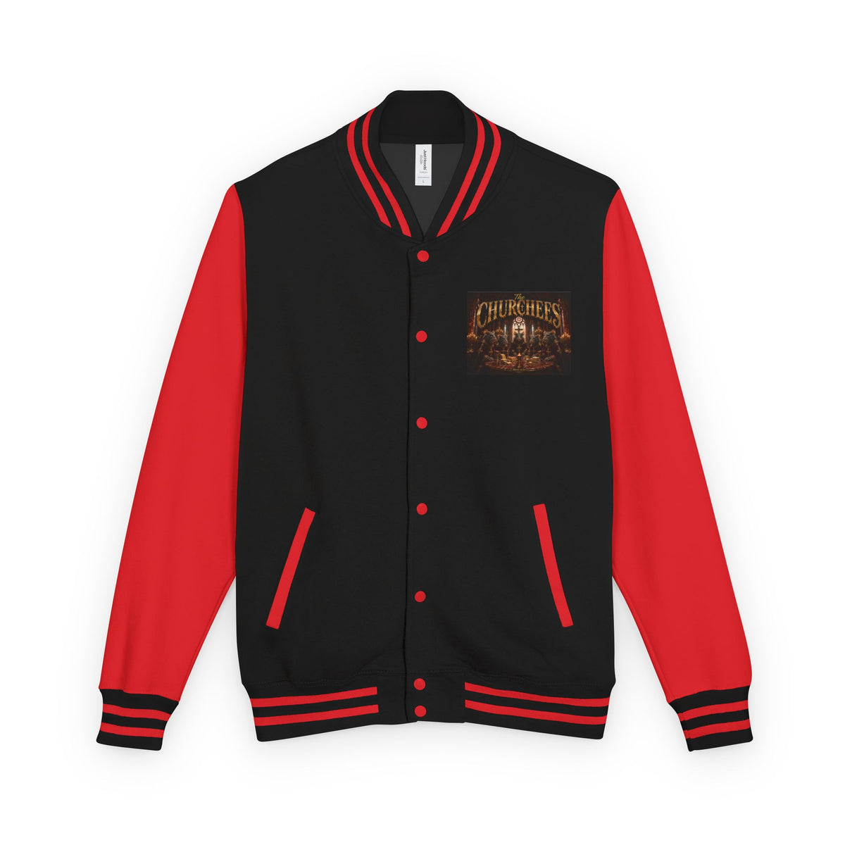 Letterman Jacket — The Churchees Vintage Band Logo Varsity Jacket